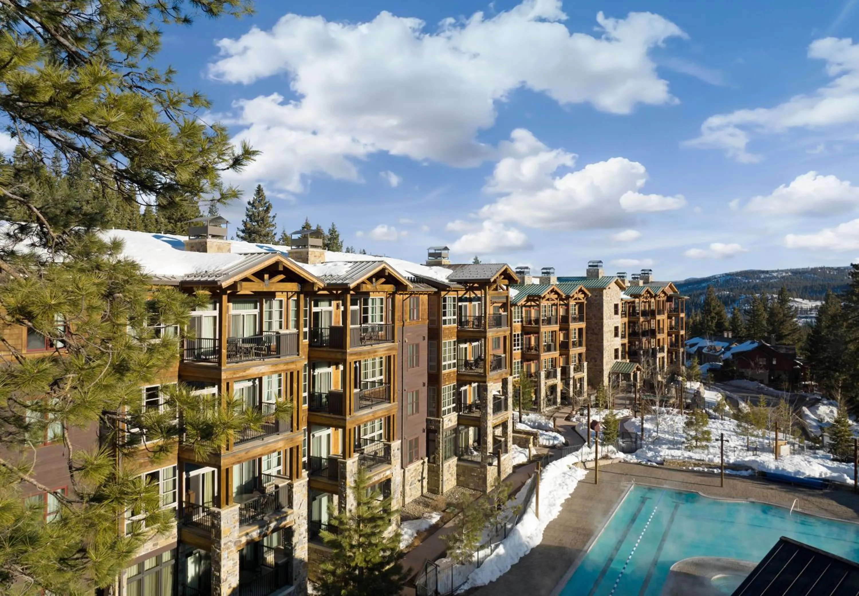 Property building in Hyatt Vacation Club at Northstar Lodge
