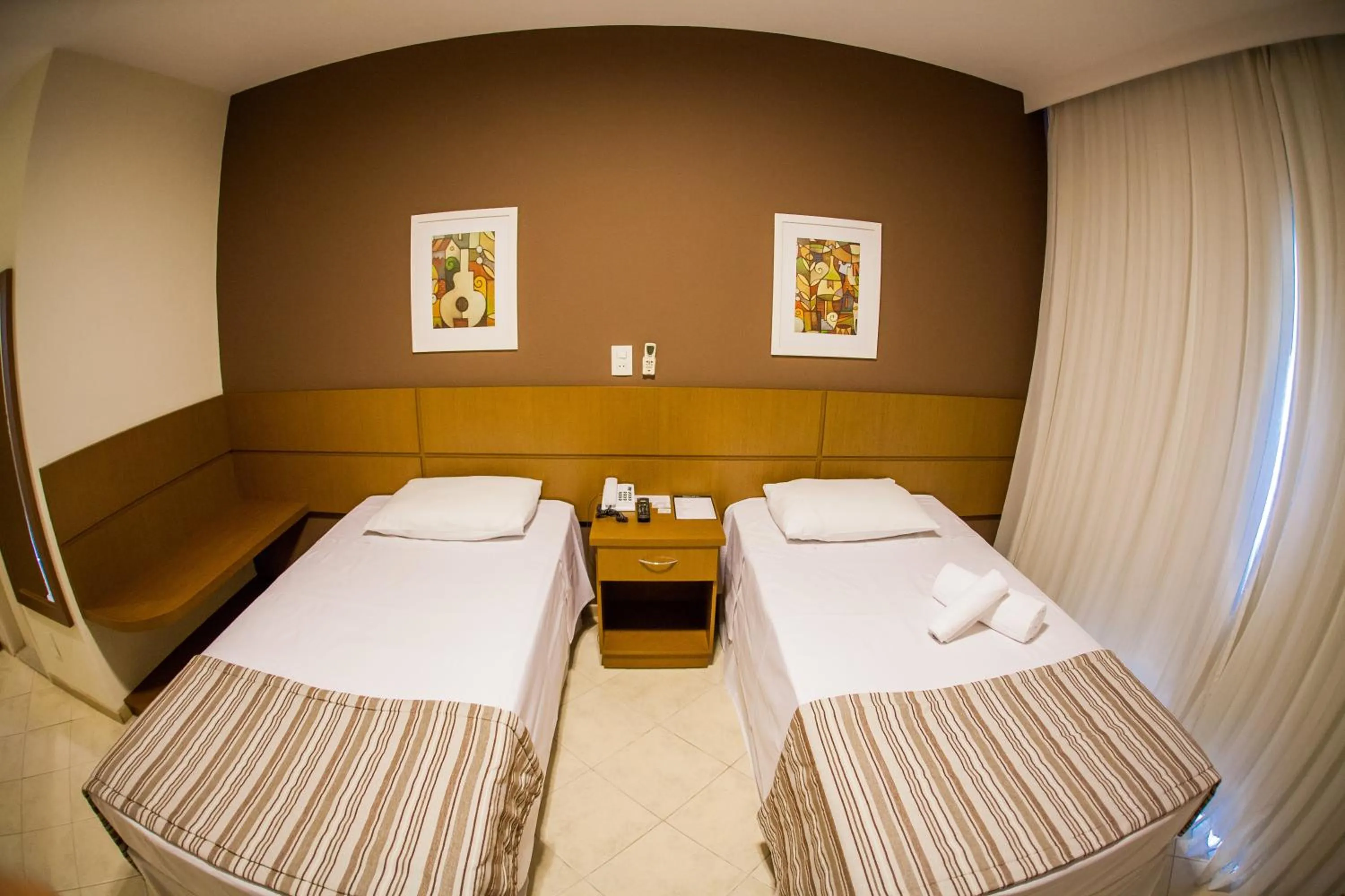 Bed in Mundial Parque Hotel