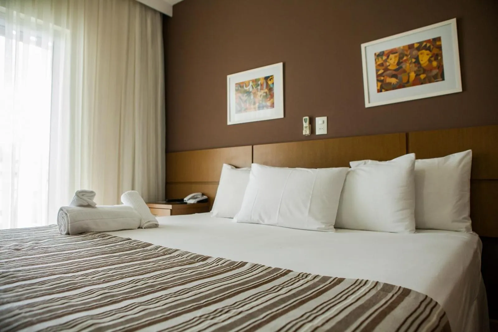 Bed in Mundial Parque Hotel