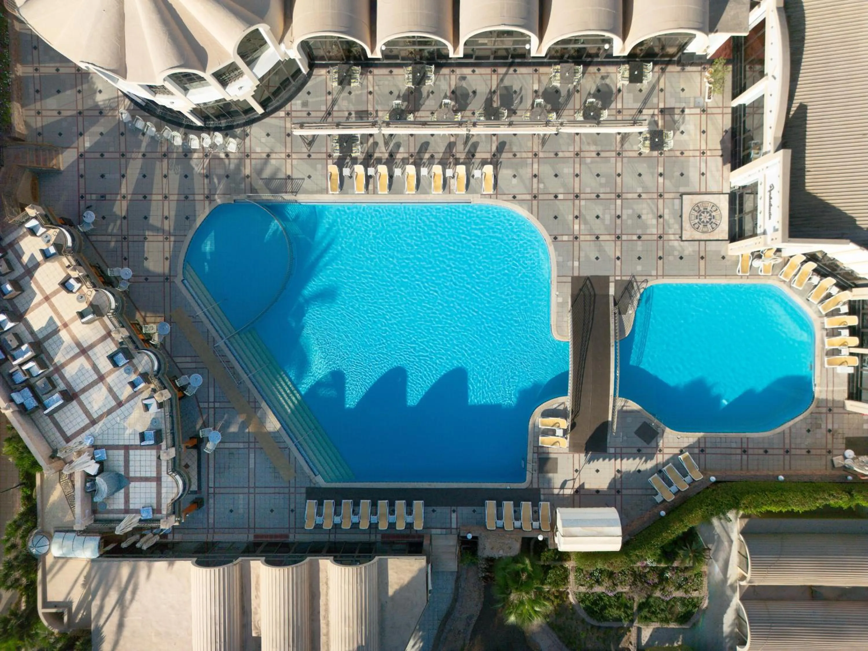 Swimming pool in JAZ Pyramids Resort