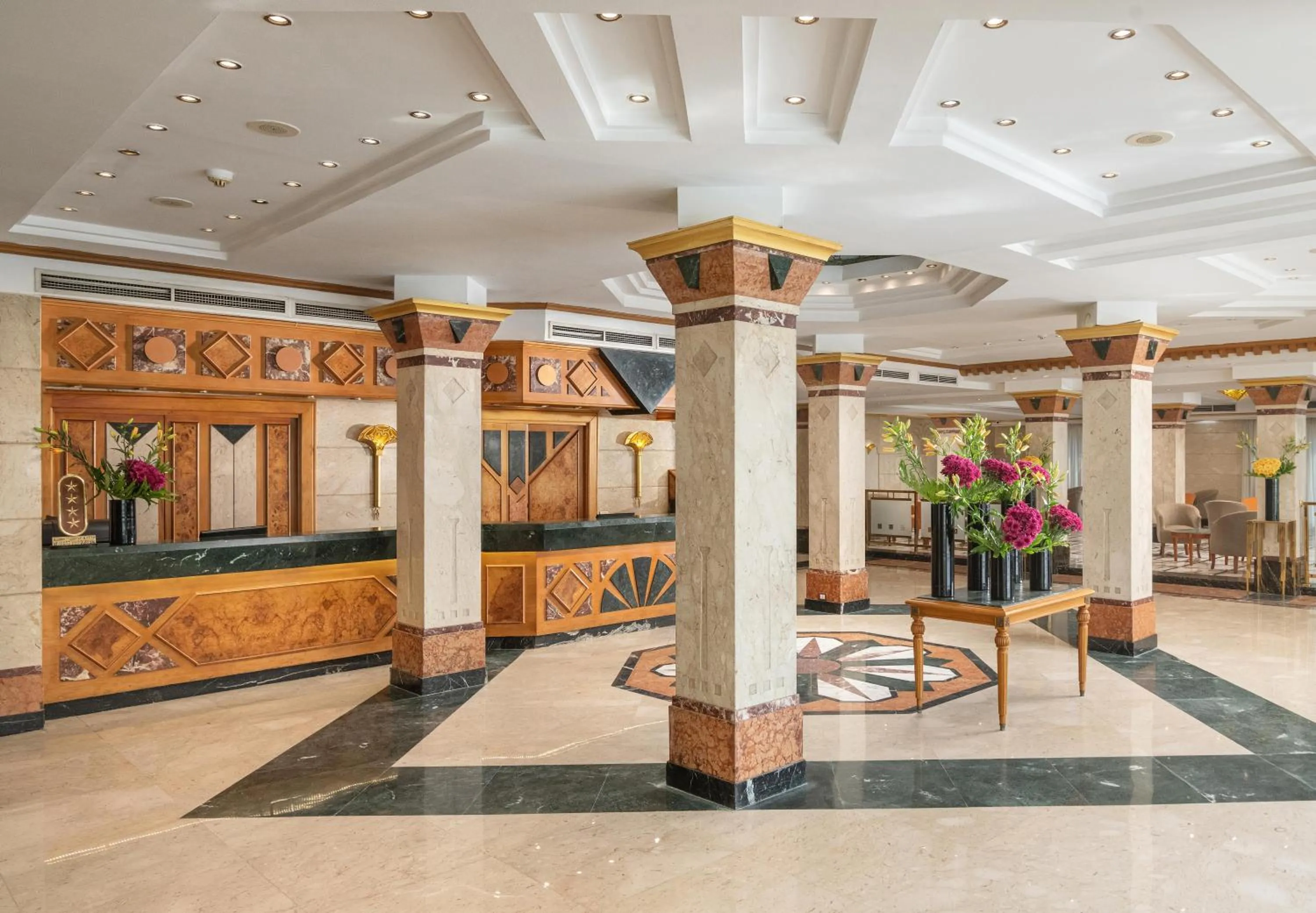 Lobby or reception in JAZ Pyramids Resort