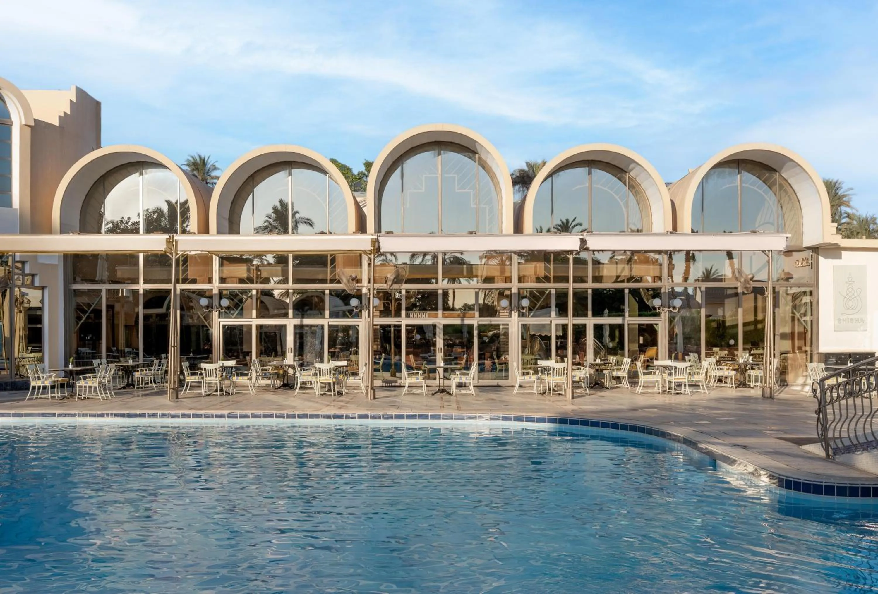 Property building in JAZ Pyramids Resort