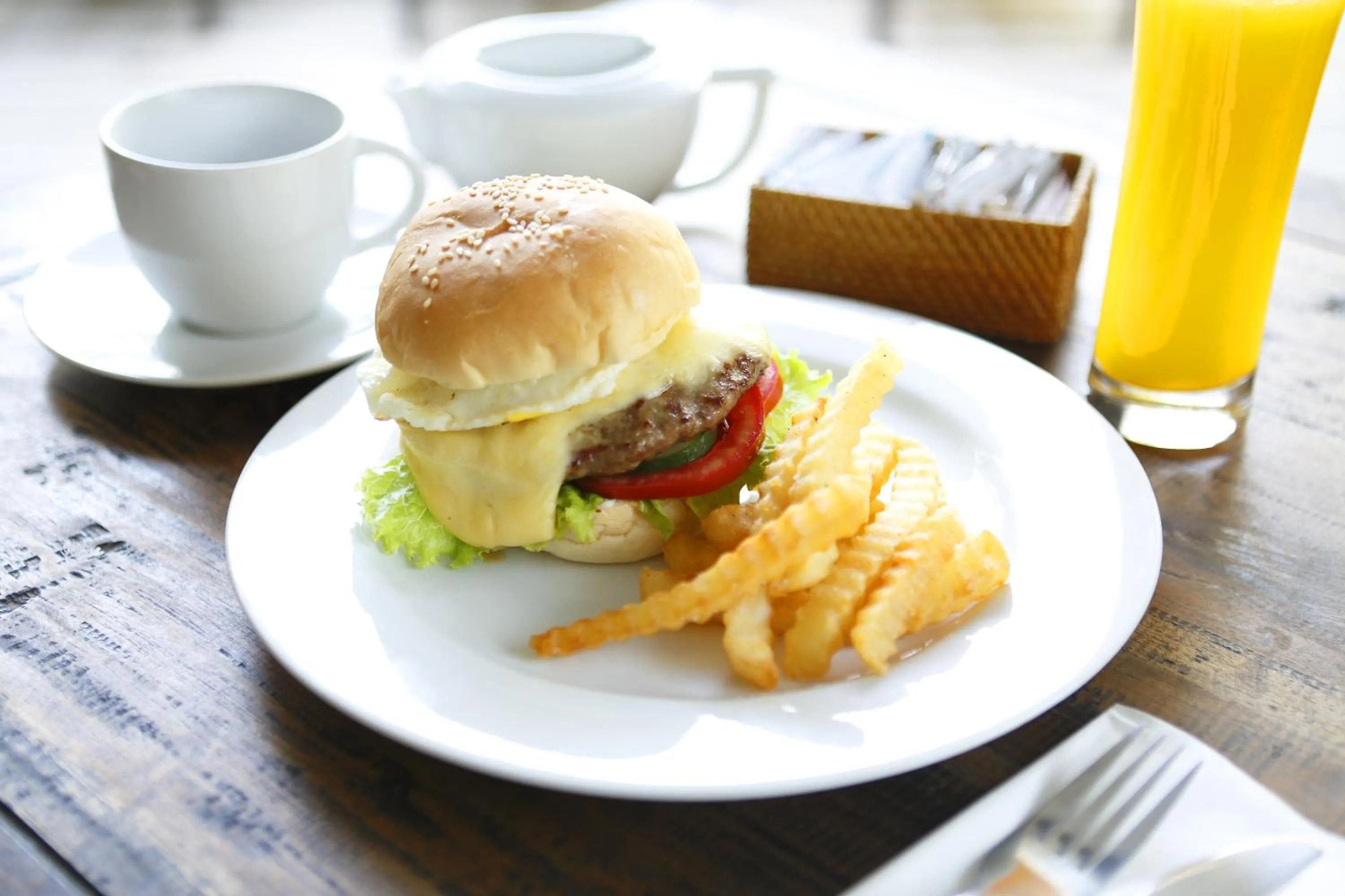 Food in 7 Bidadari Hotel Seminyak