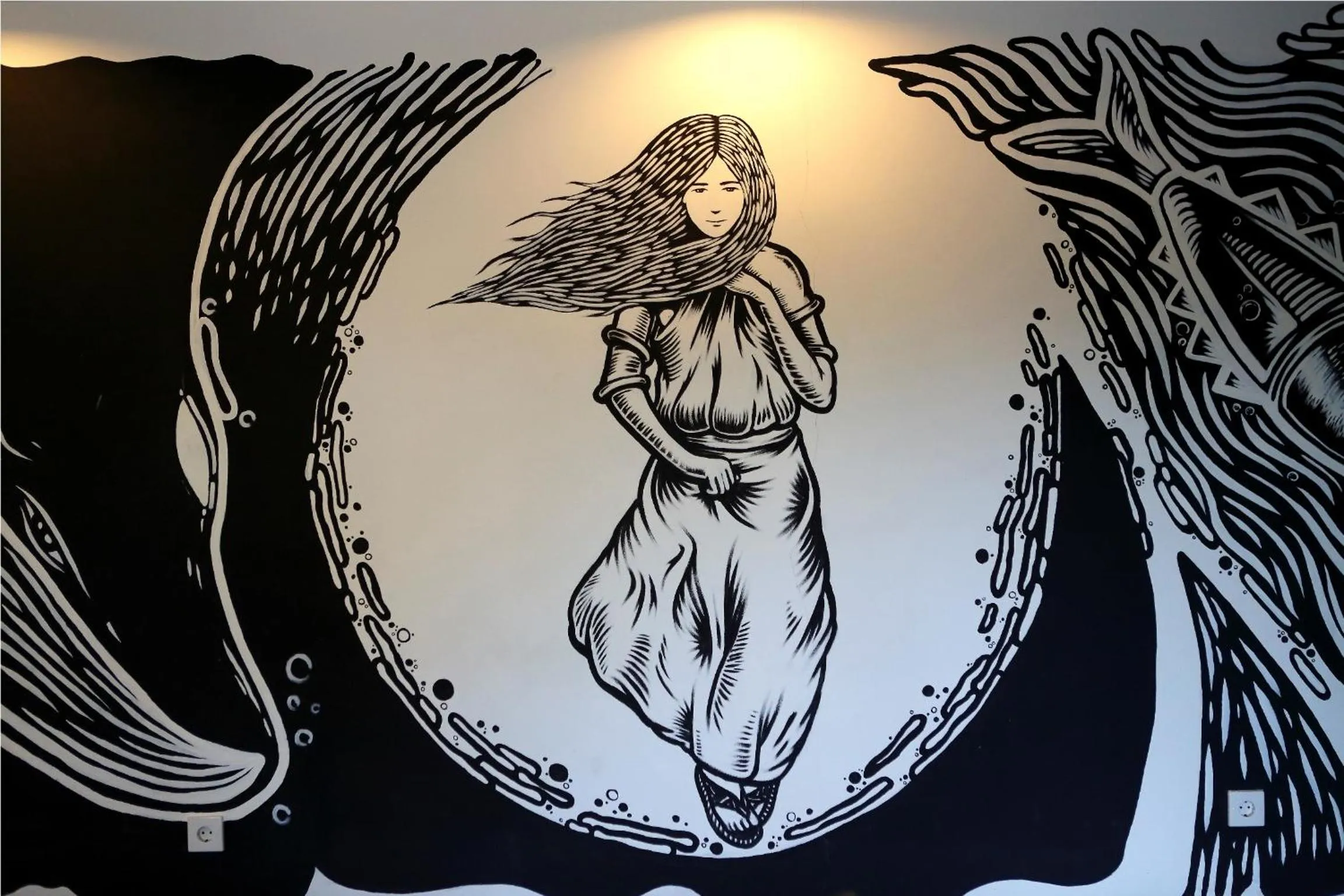 Decorative detail in 7 Bidadari Hotel Seminyak