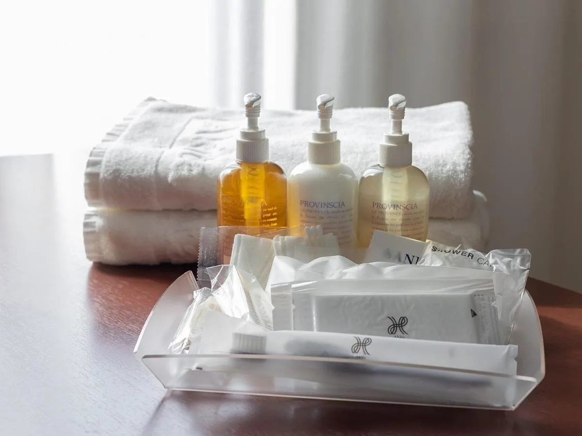 Bed in Akita Castle Hotel