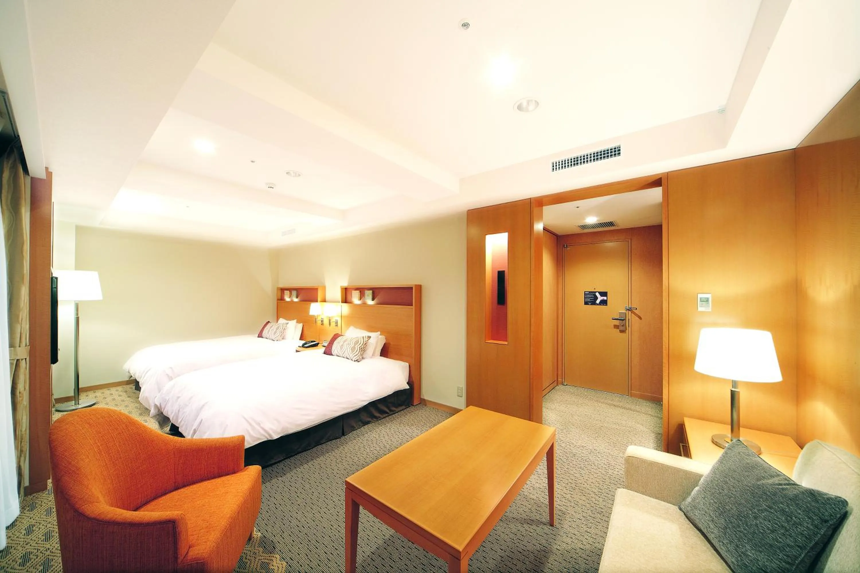 Photo of the whole room, Bed in Akita Castle Hotel