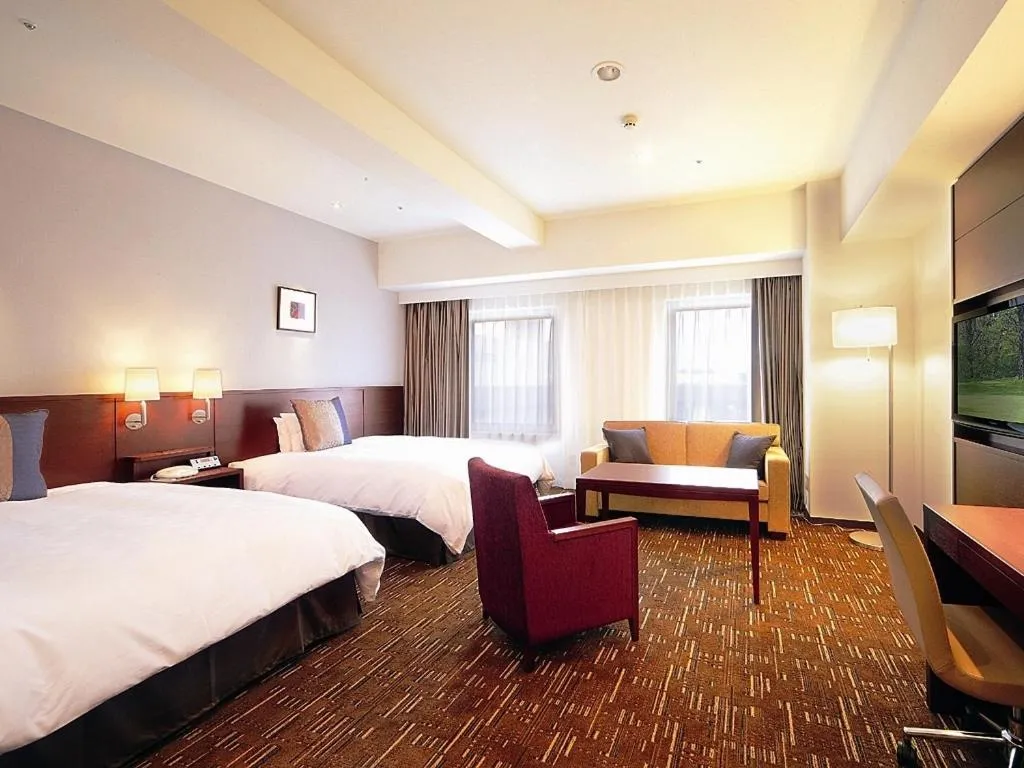 Photo of the whole room, Bed in Akita Castle Hotel