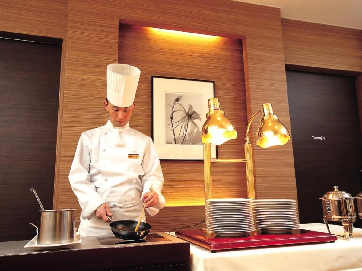 Buffet breakfast in Akita Castle Hotel