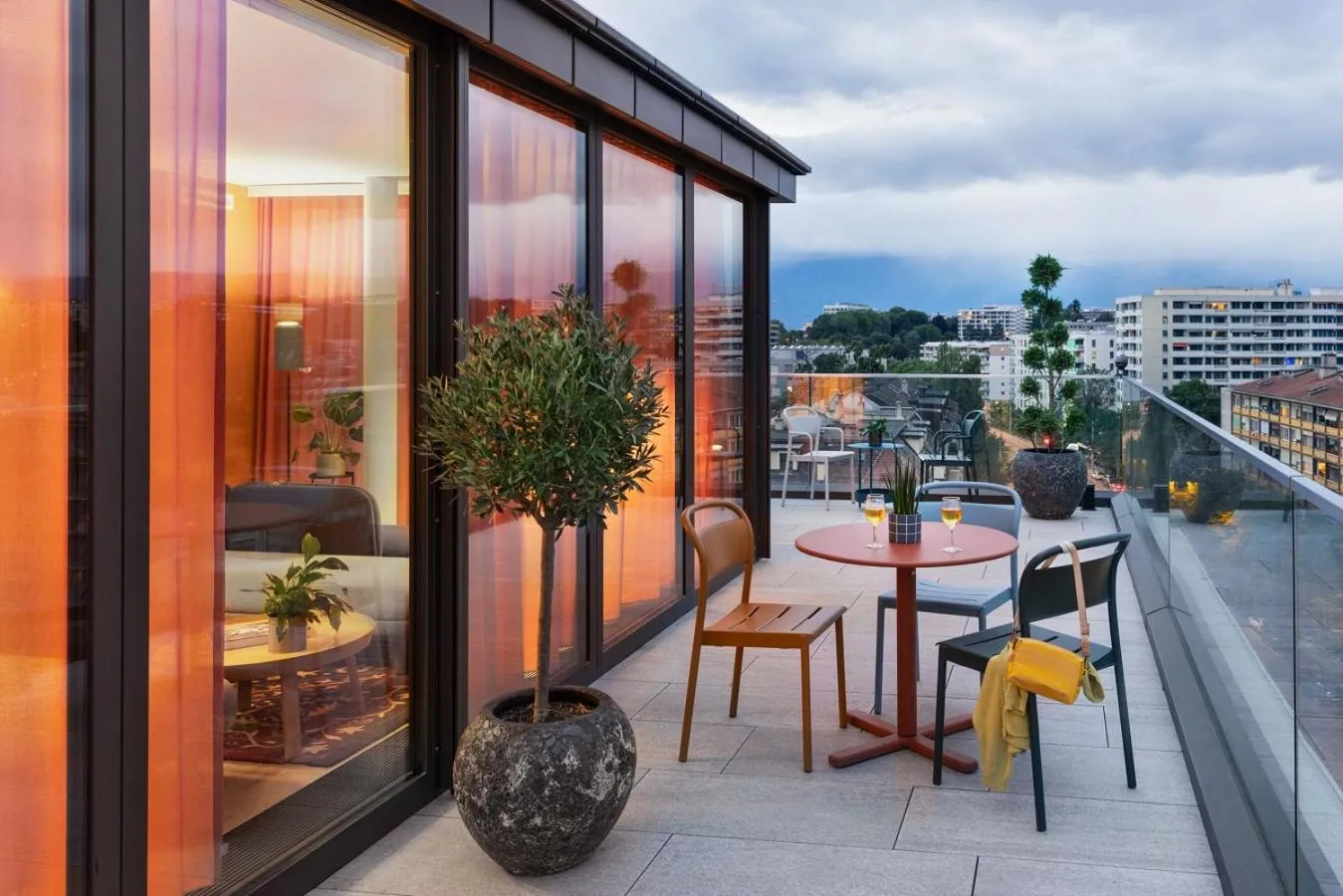 Balcony/Terrace in Stay KooooK Geneva City - Online Check In