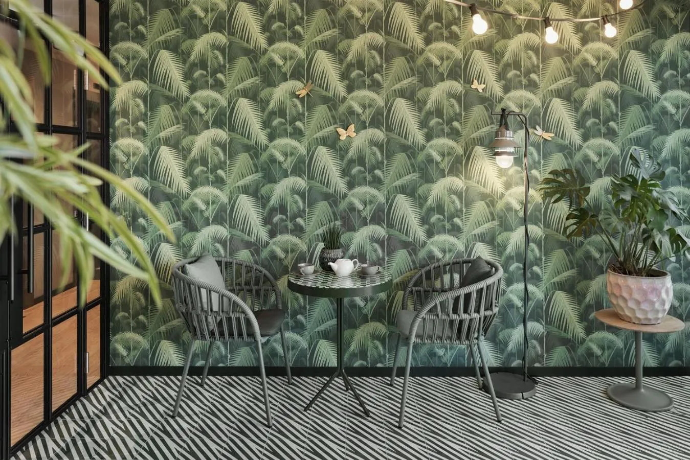 Seating area in Stay KooooK Geneva City - Online Check In