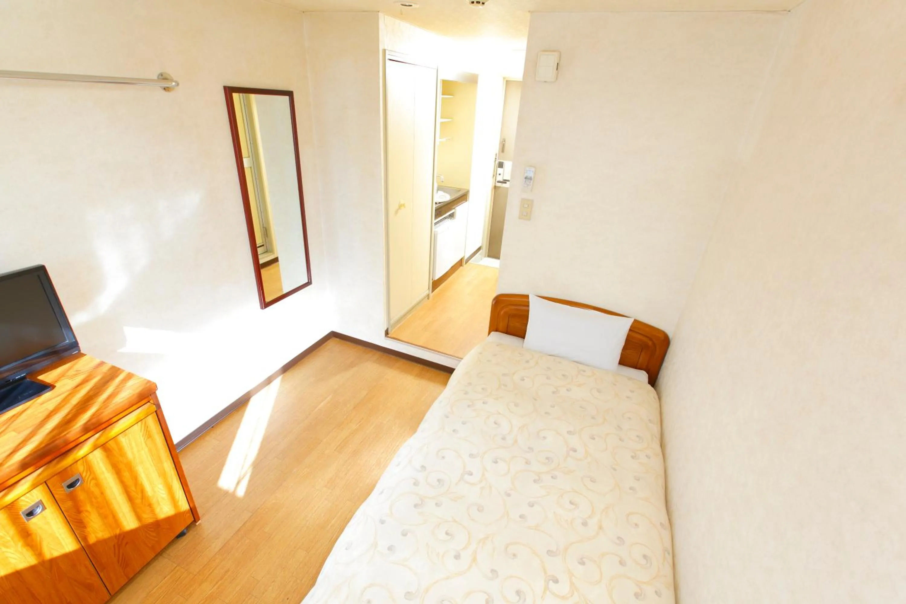 Photo of the whole room, Bed in FLEXSTAY INN Nakanobu
