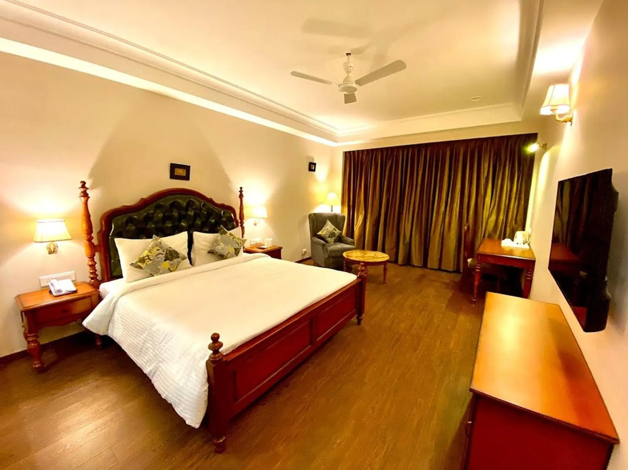 Photo of the whole room, Bed in Ranbanka Heritage Resort 1 km from Bhilwara Railway Station