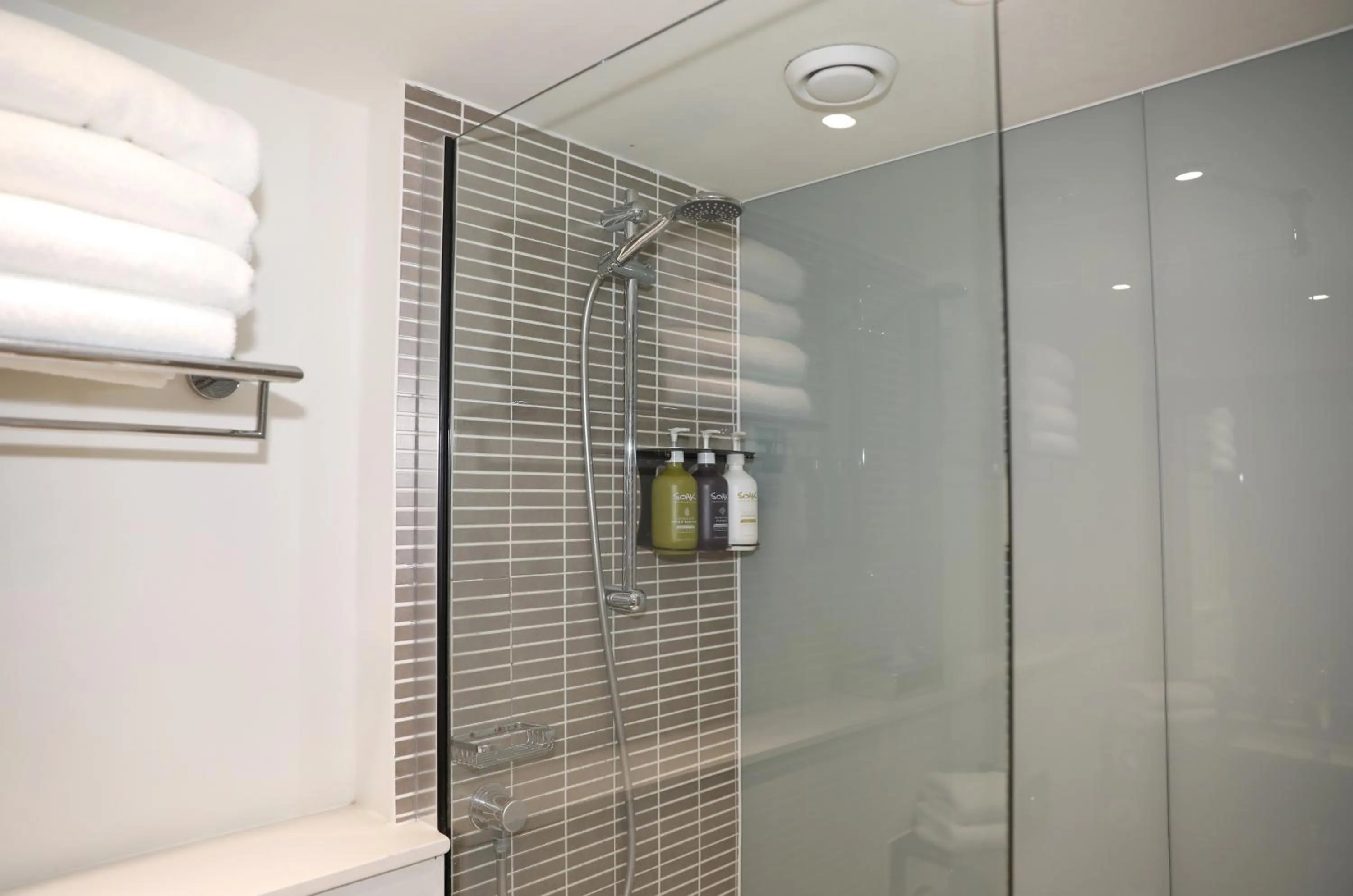 Shower in Holiday Inn Brighton Seafront by IHG