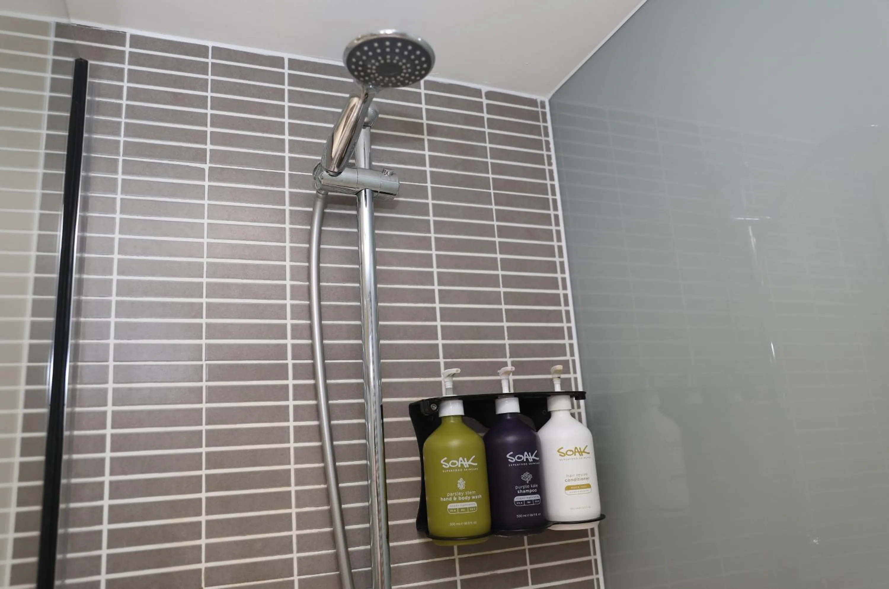 Shower in Holiday Inn Brighton Seafront by IHG