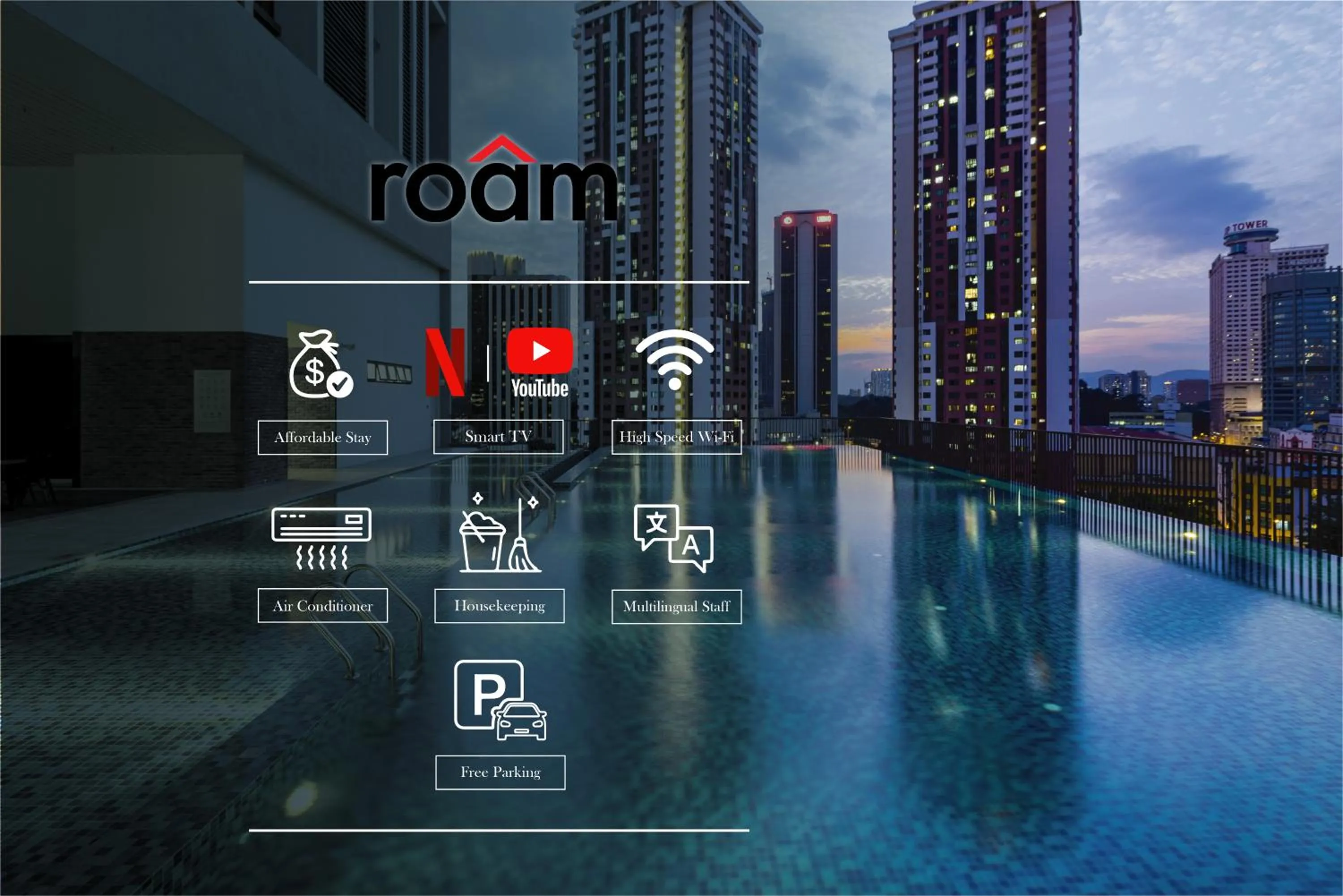 Area and facilities in Chambers Residence, Sunway Putra Mall