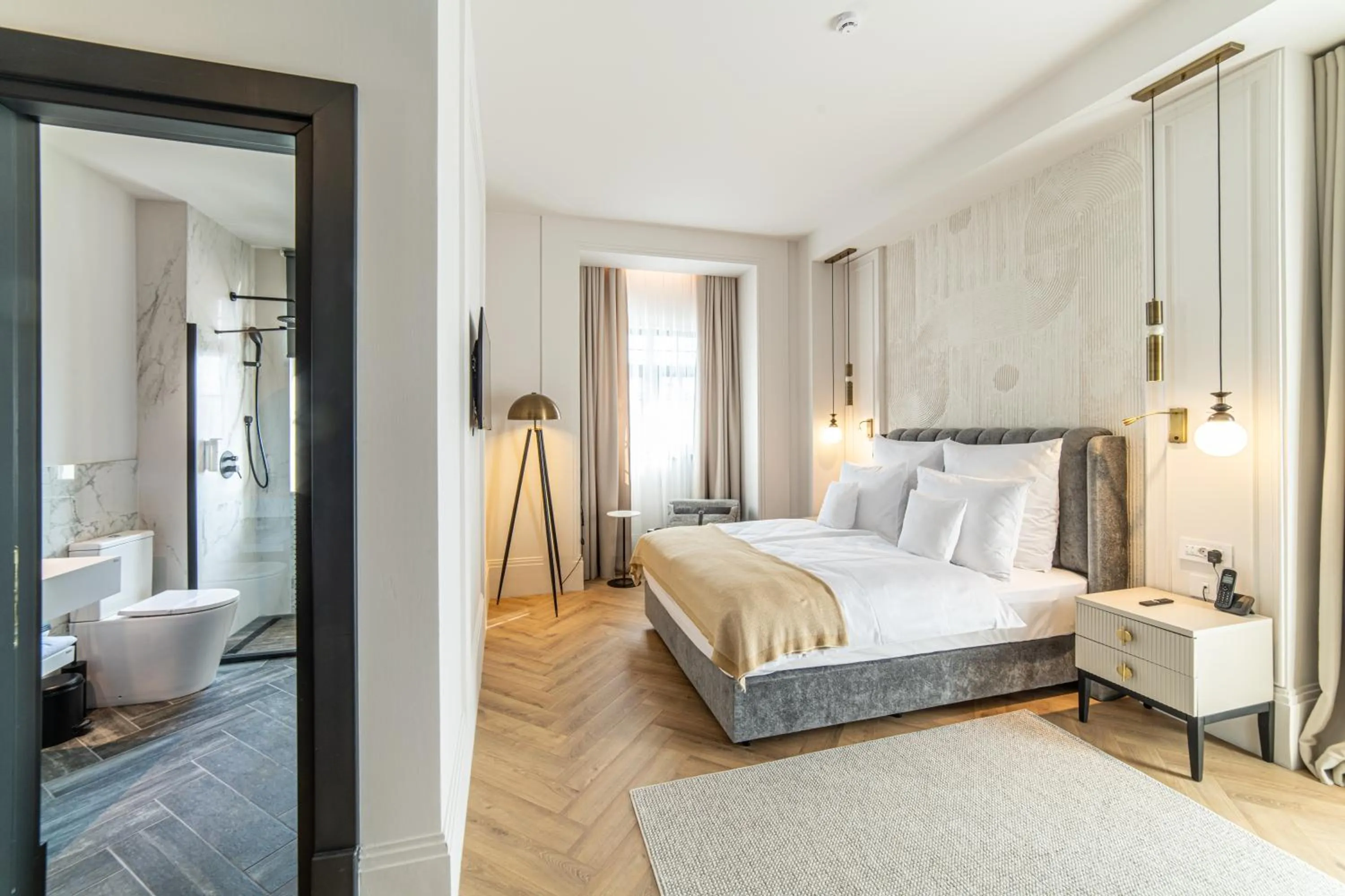 Photo of the whole room, Bed in ZET Hotel