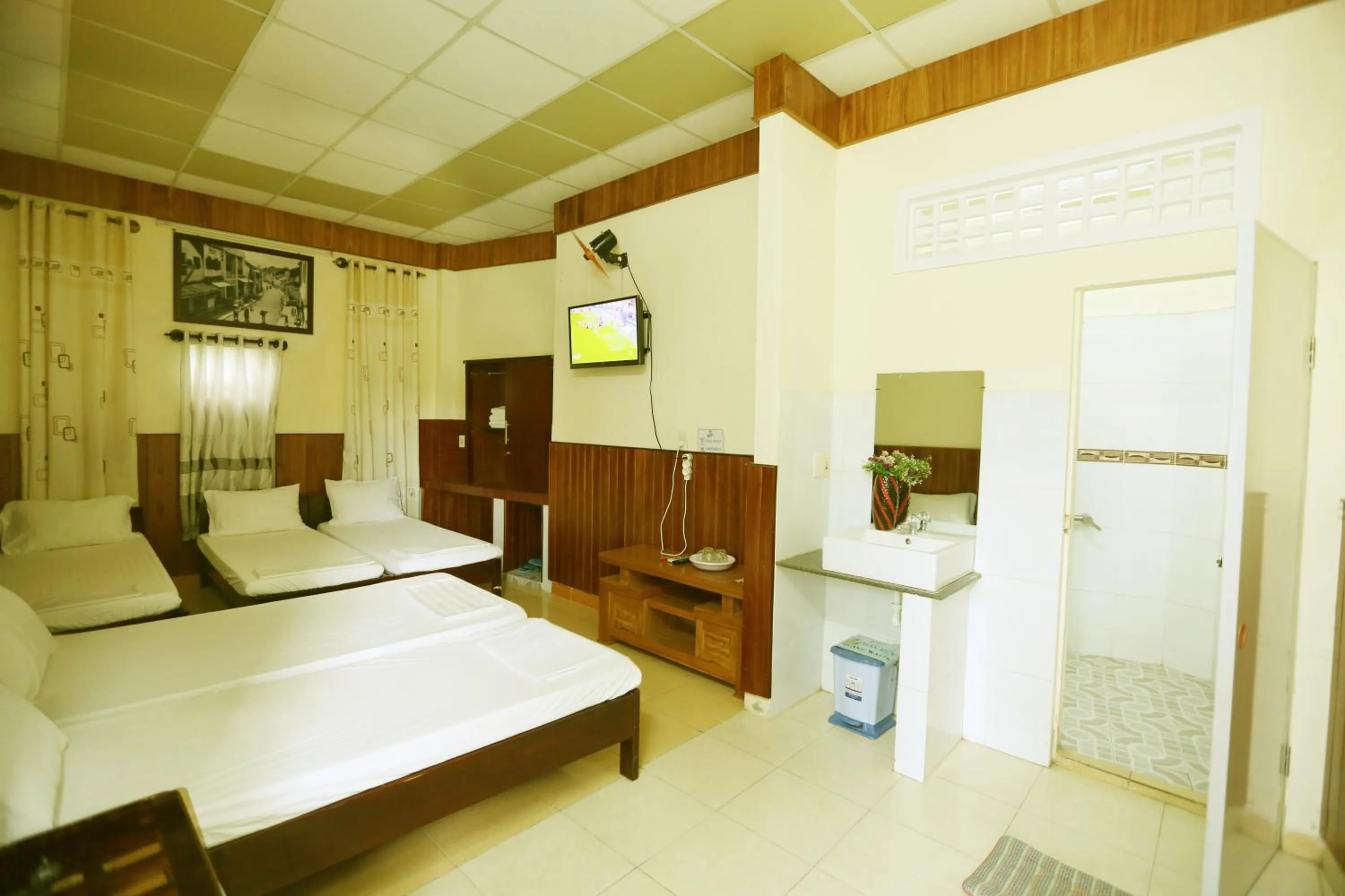 Bed in Homestay Hong Cong