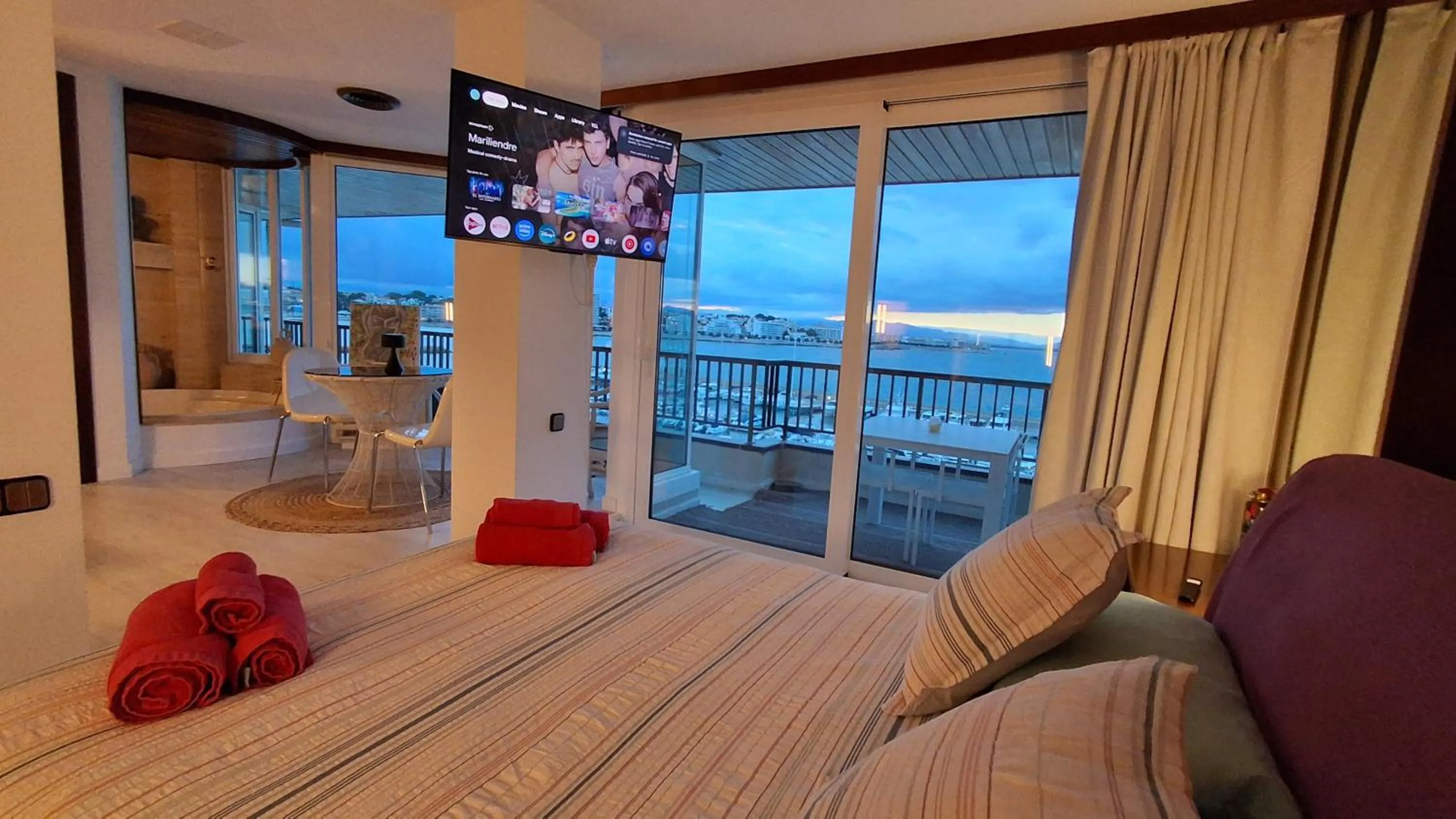 Bed in Solo Atico Guest Suites