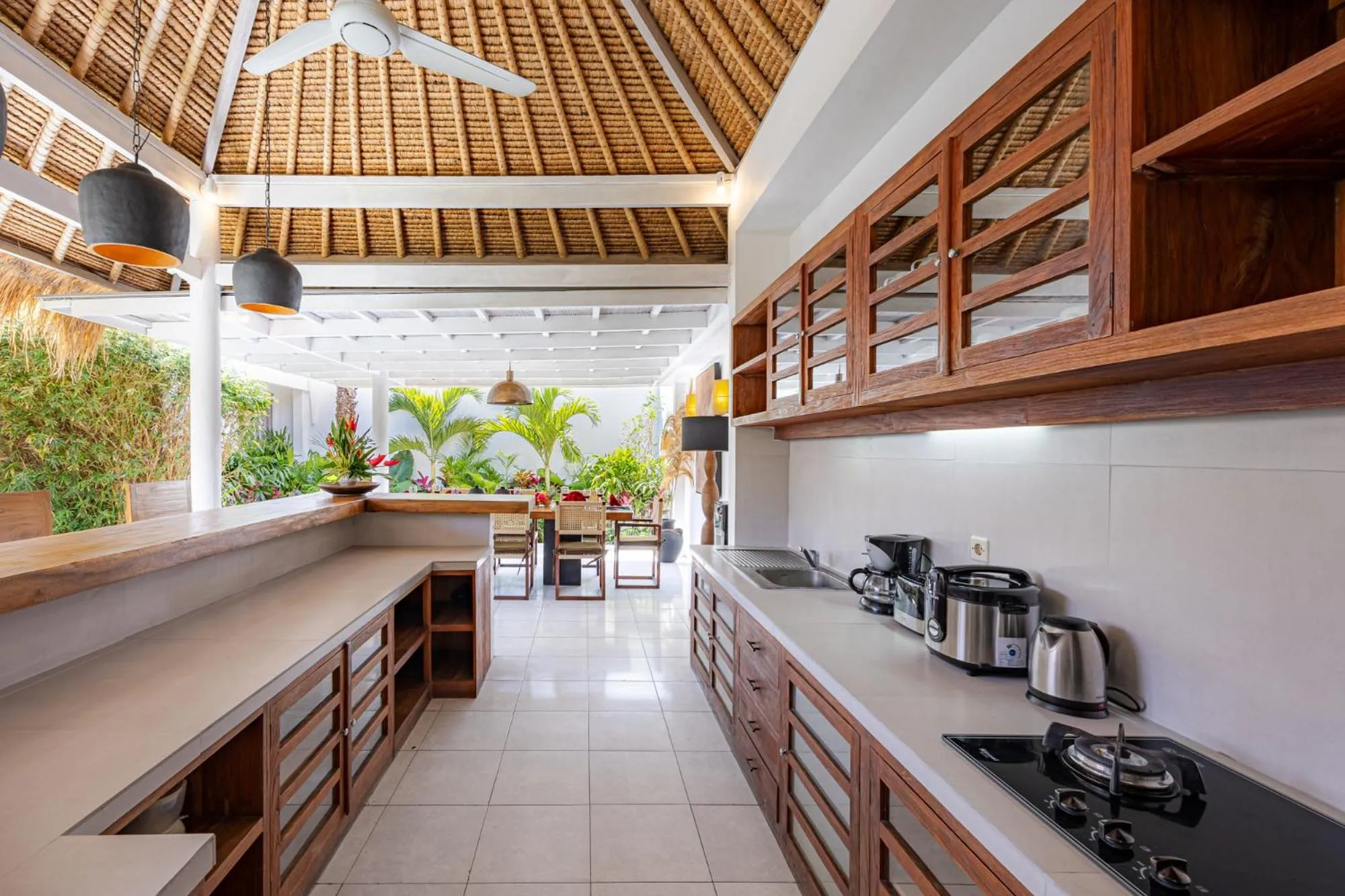 Kitchen or kitchenette in Newly renovated Villa Noa by Optimum Bali Villas
