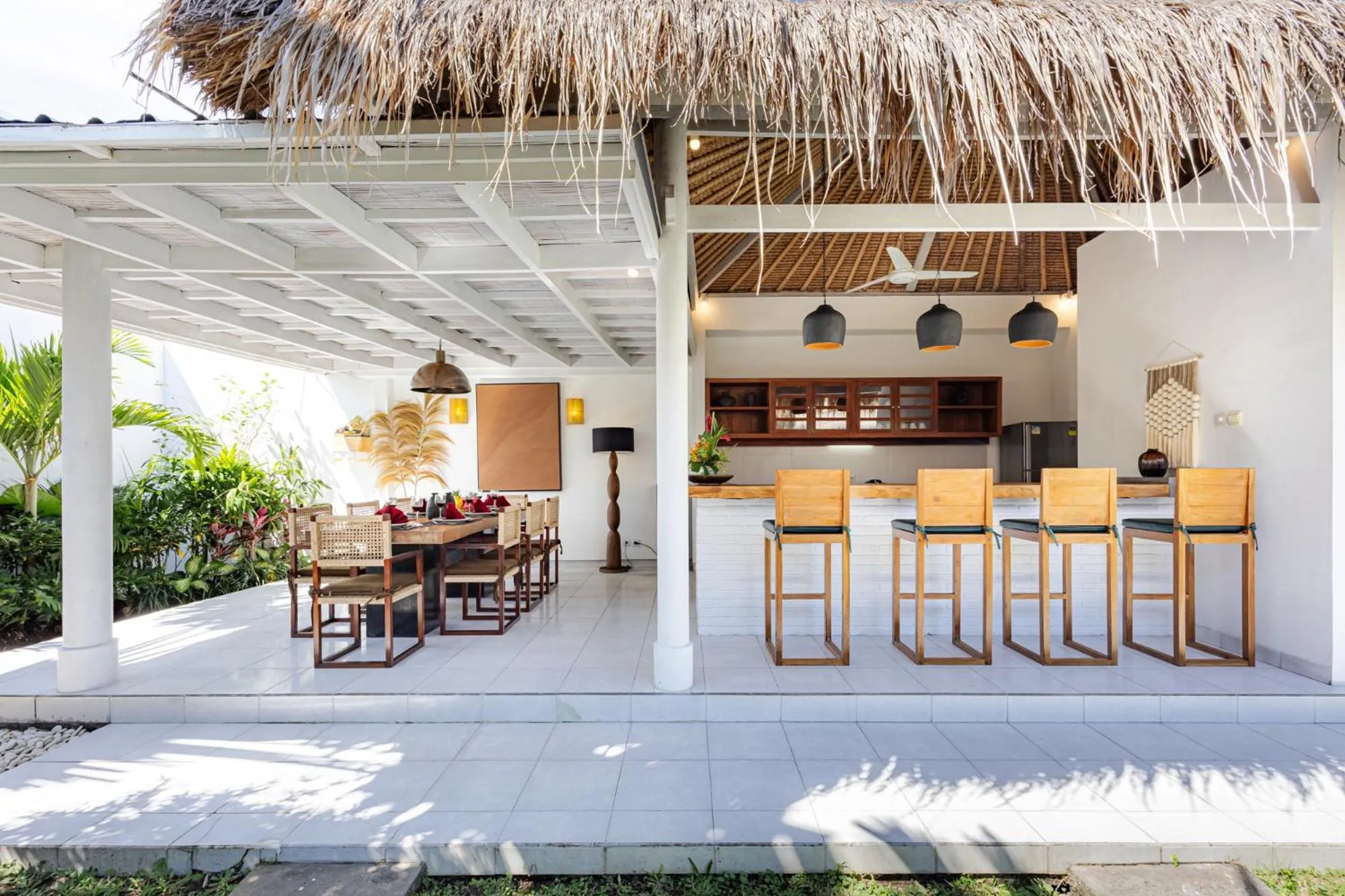 Dining area in Newly renovated Villa Noa by Optimum Bali Villas