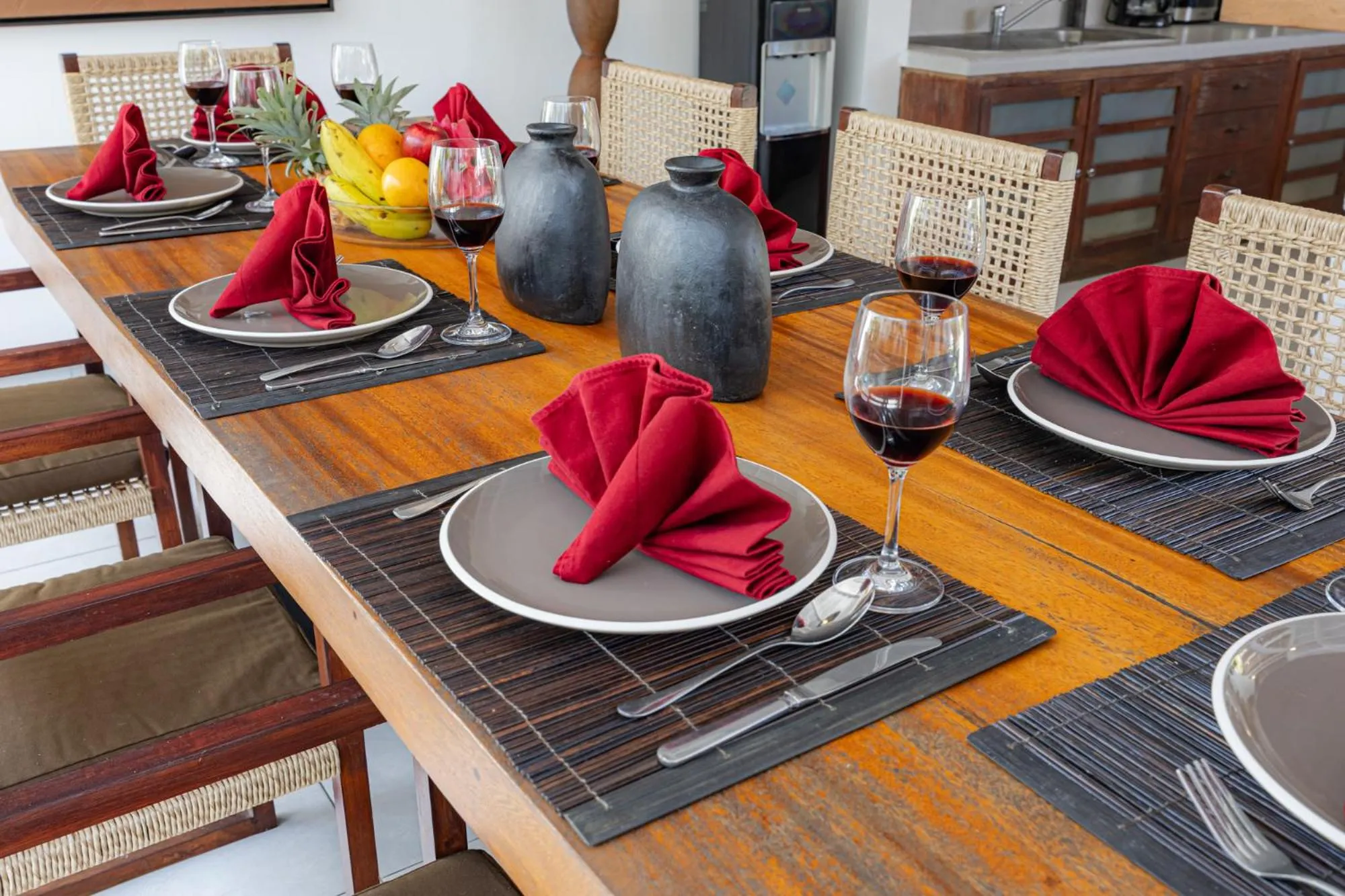 Dining area in Newly renovated Villa Noa by Optimum Bali Villas