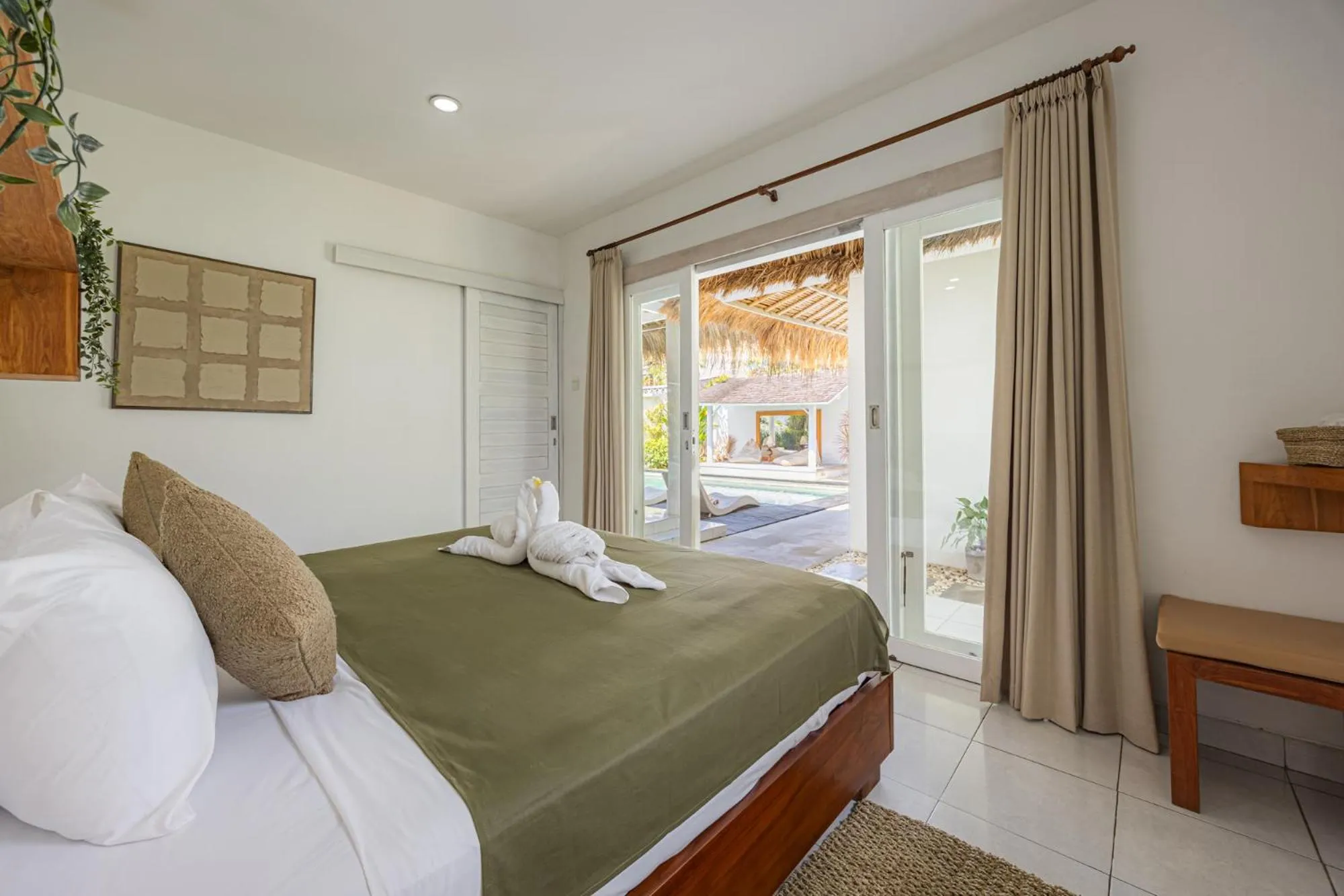 Bedroom, Bed in Newly renovated Villa Noa by Optimum Bali Villas