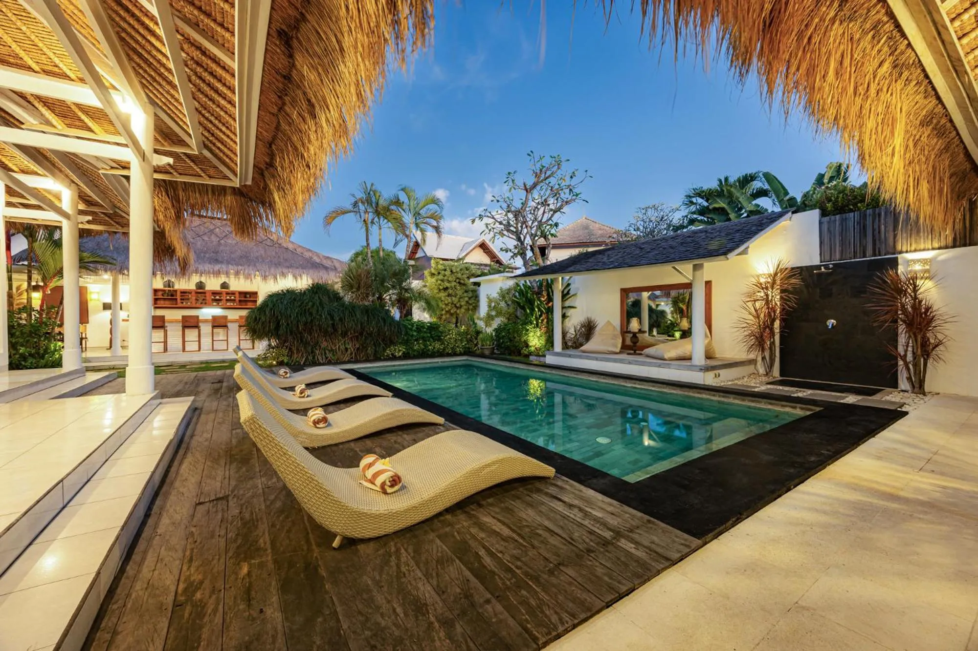 sunbed in Newly renovated Villa Noa by Optimum Bali Villas