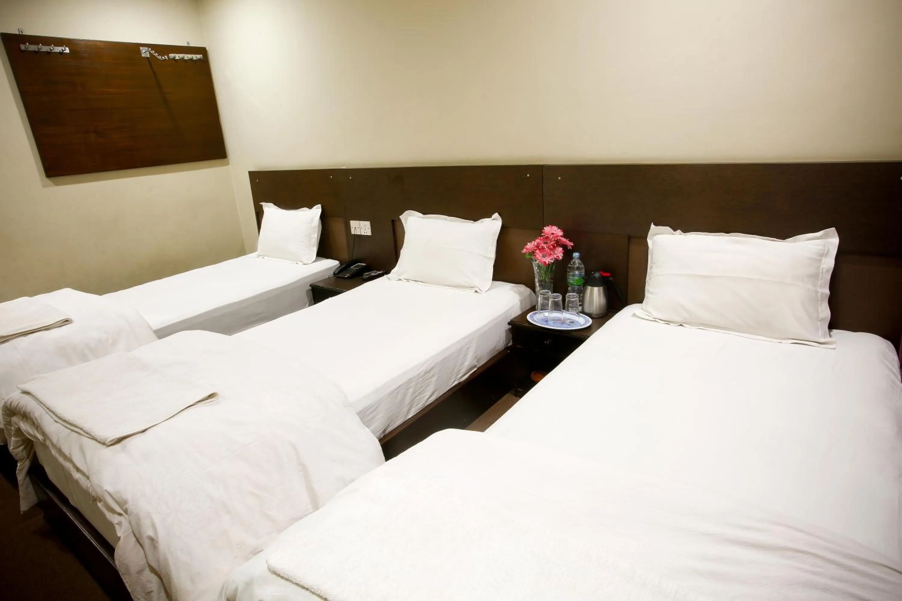 Bed in Hotel Nandini