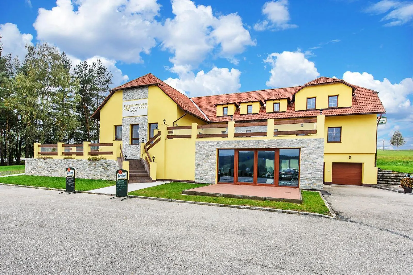 Property building in Wellness Penzion Life