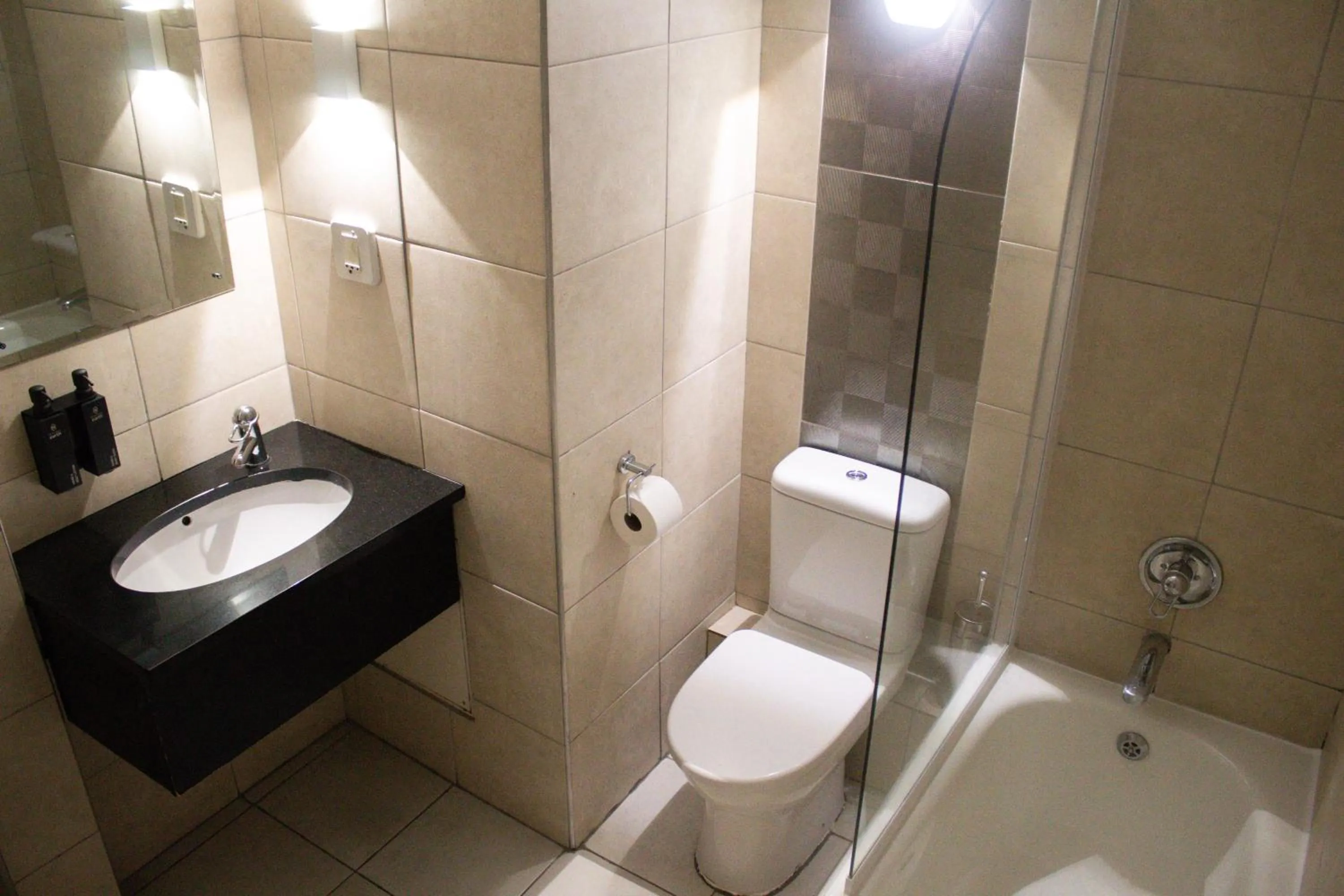 Shower in Ocean Breeze Hotel