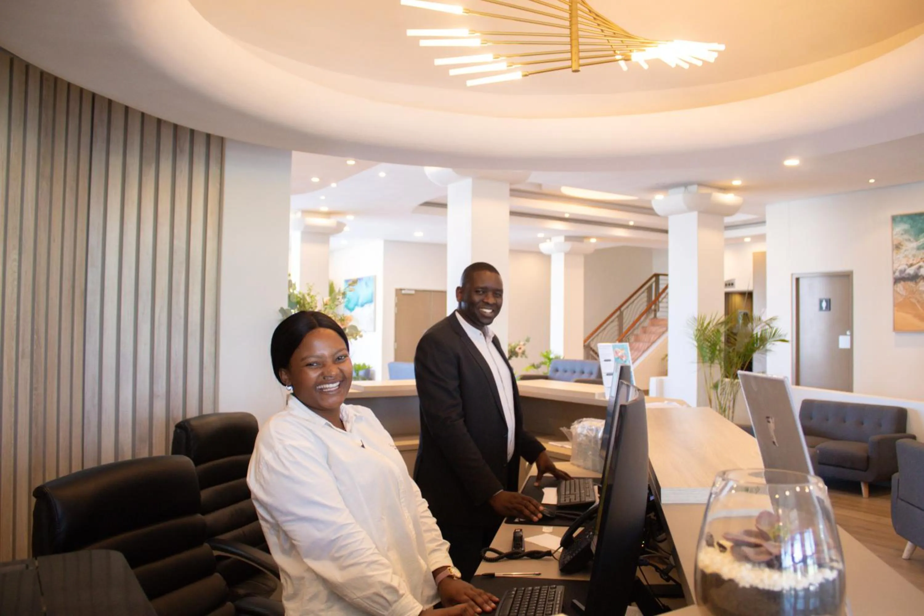 Lobby or reception in Ocean Breeze Hotel