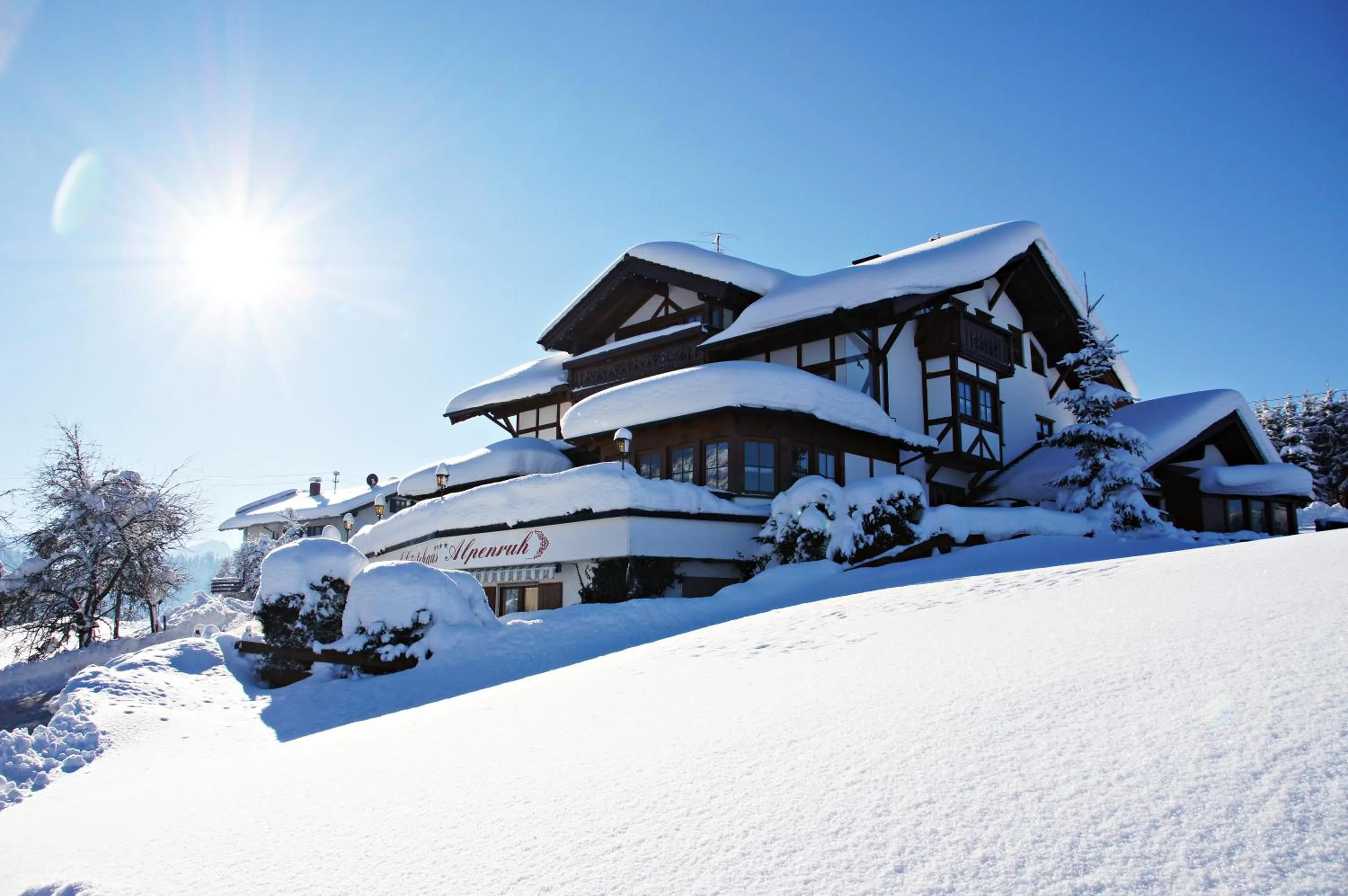 Winter in Gästehaus Alpenruh