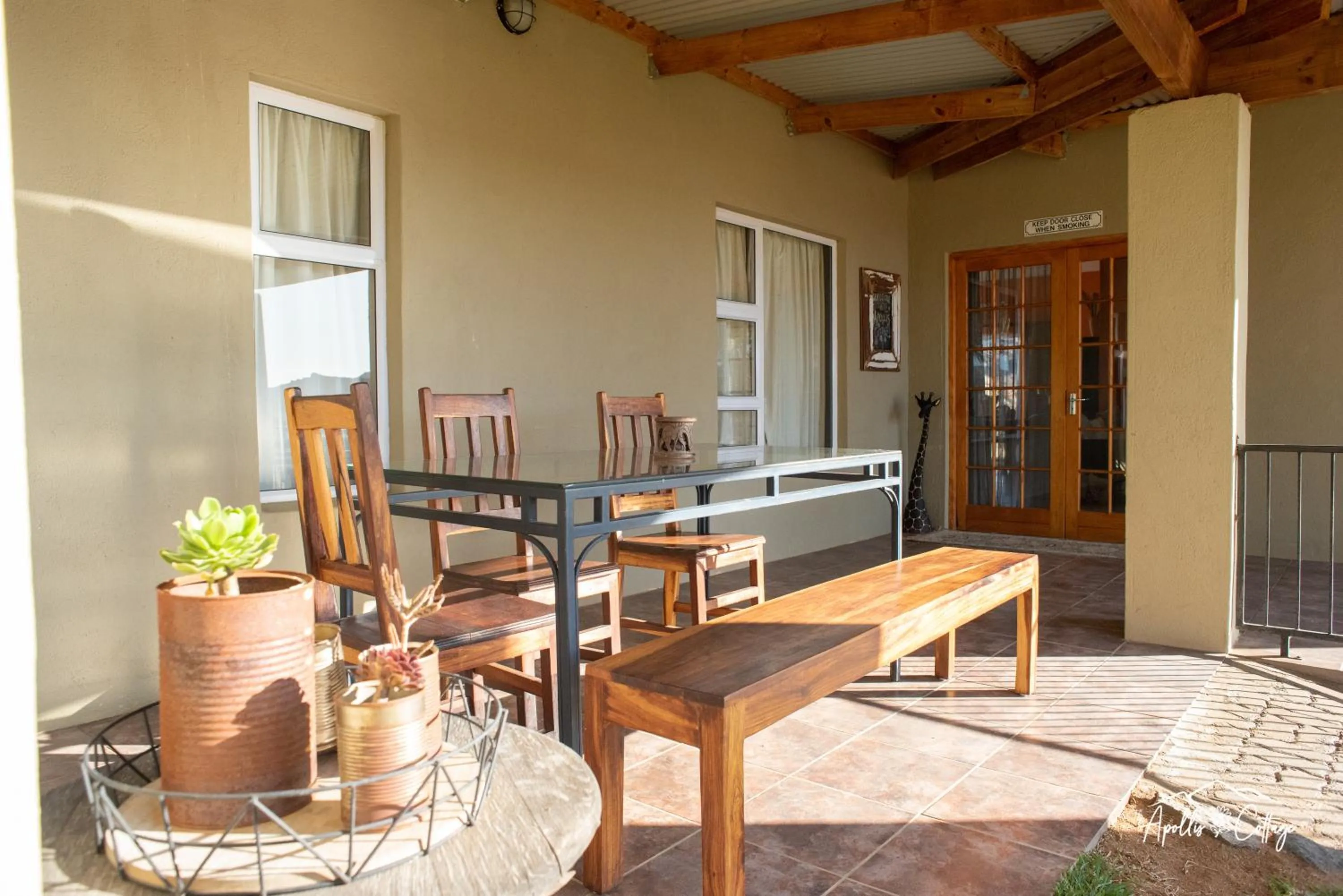 Balcony/Terrace in Apollis Cottage