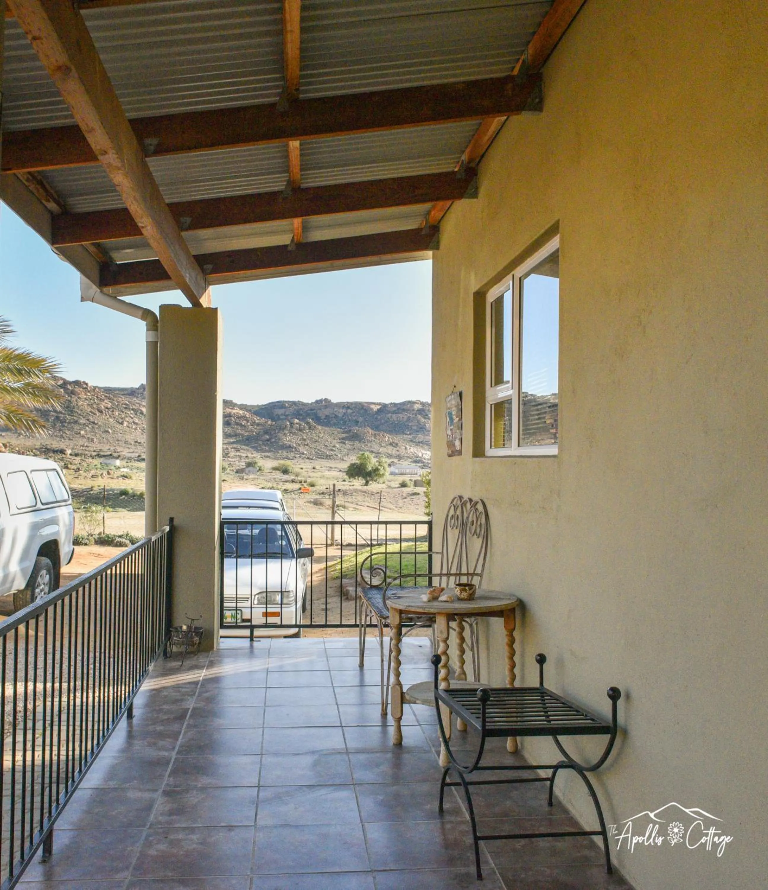 Patio in Apollis Cottage