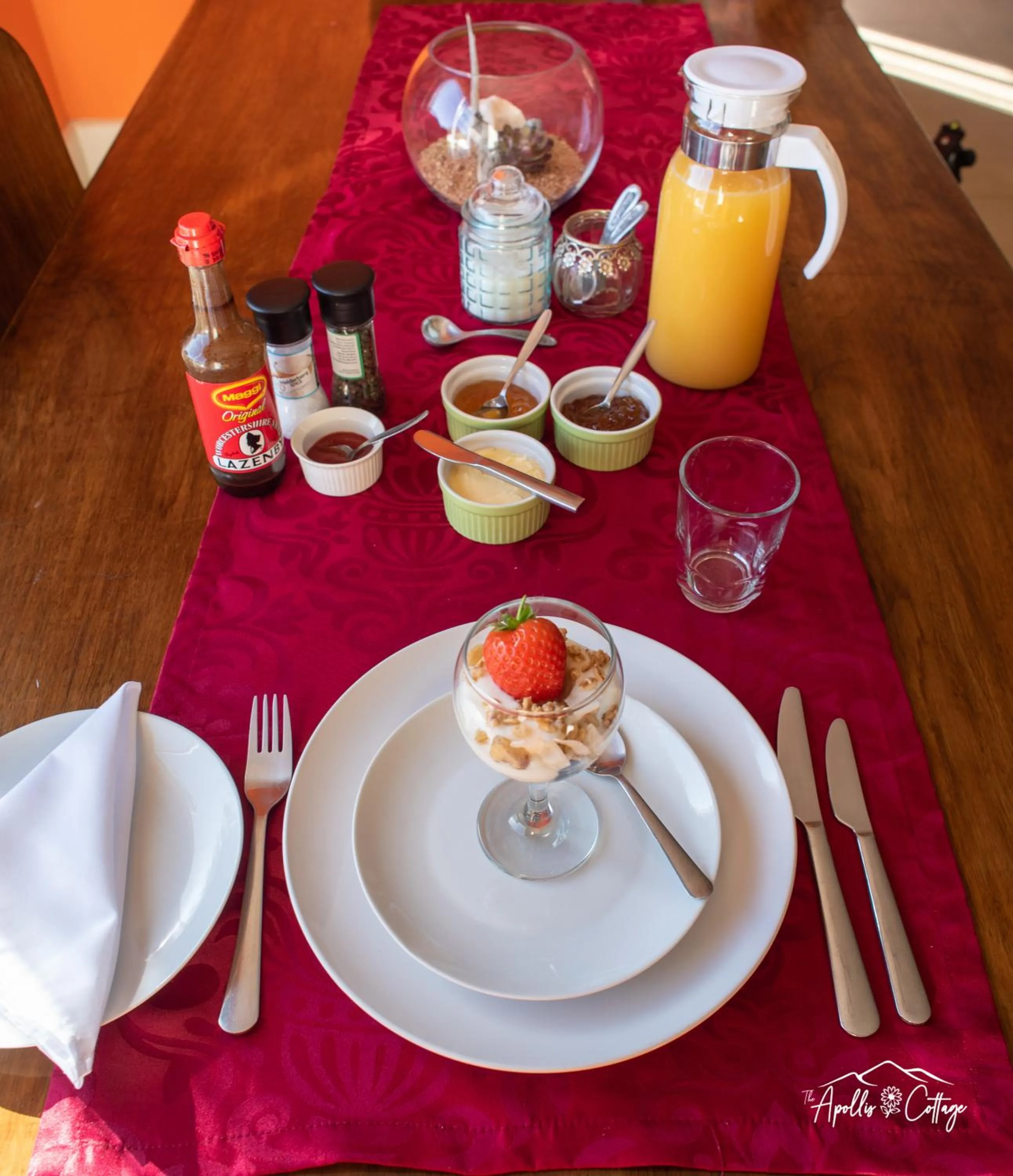 Food in Apollis Cottage