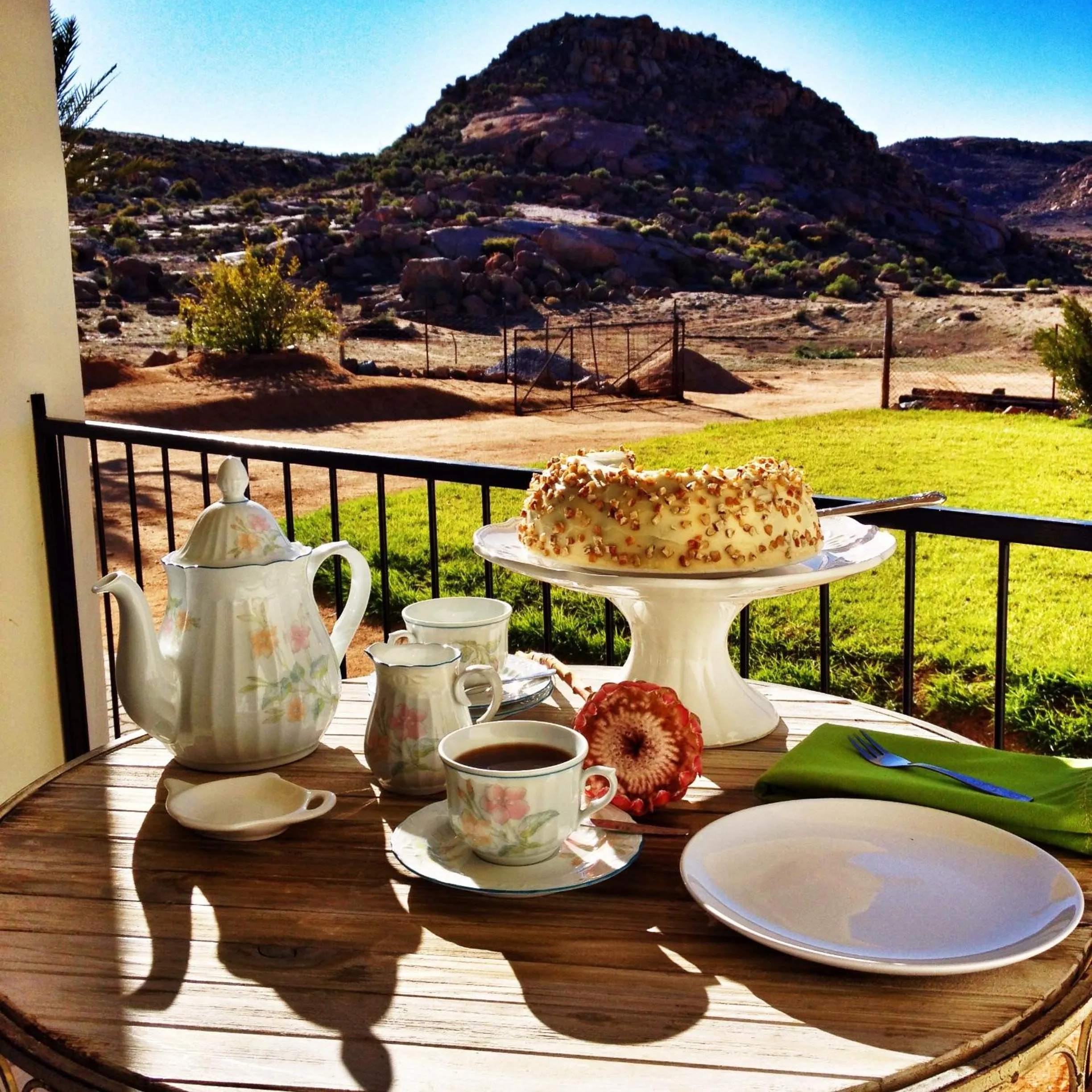 Mountain view in Apollis Cottage