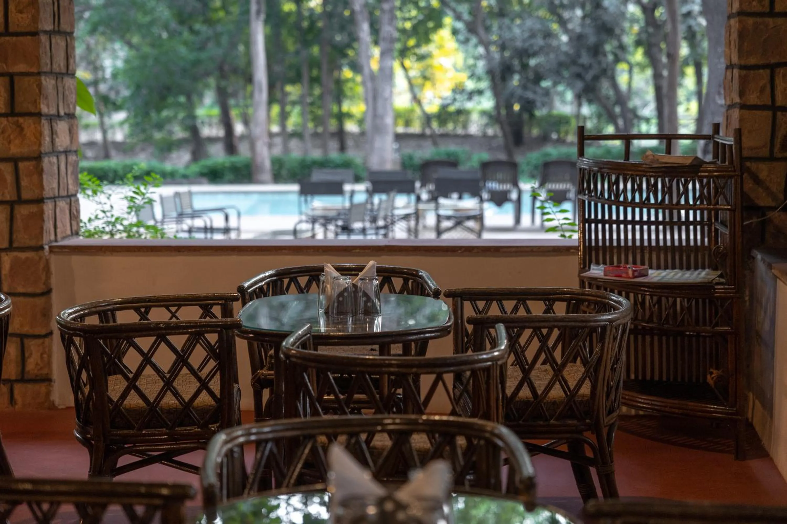 Dining area in Tiger Trails Resort