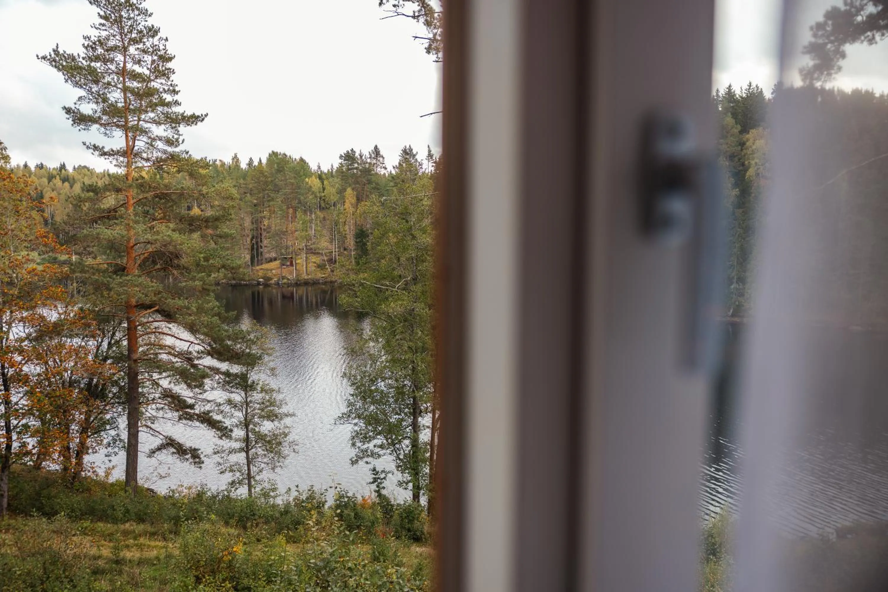 Garden view in Barken Lodge