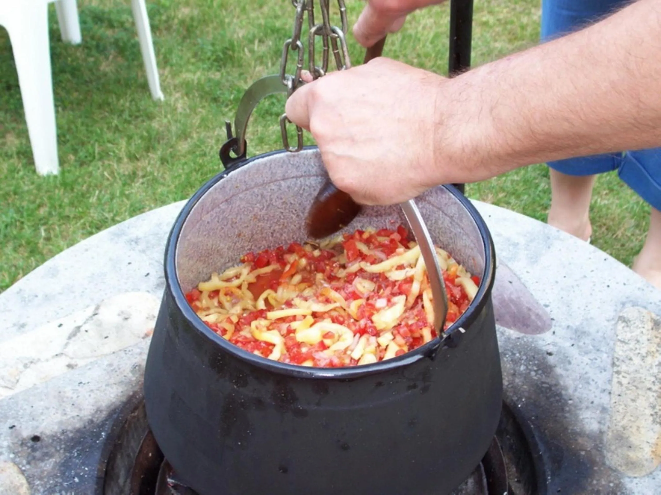 Garden in Bélkő Panzió