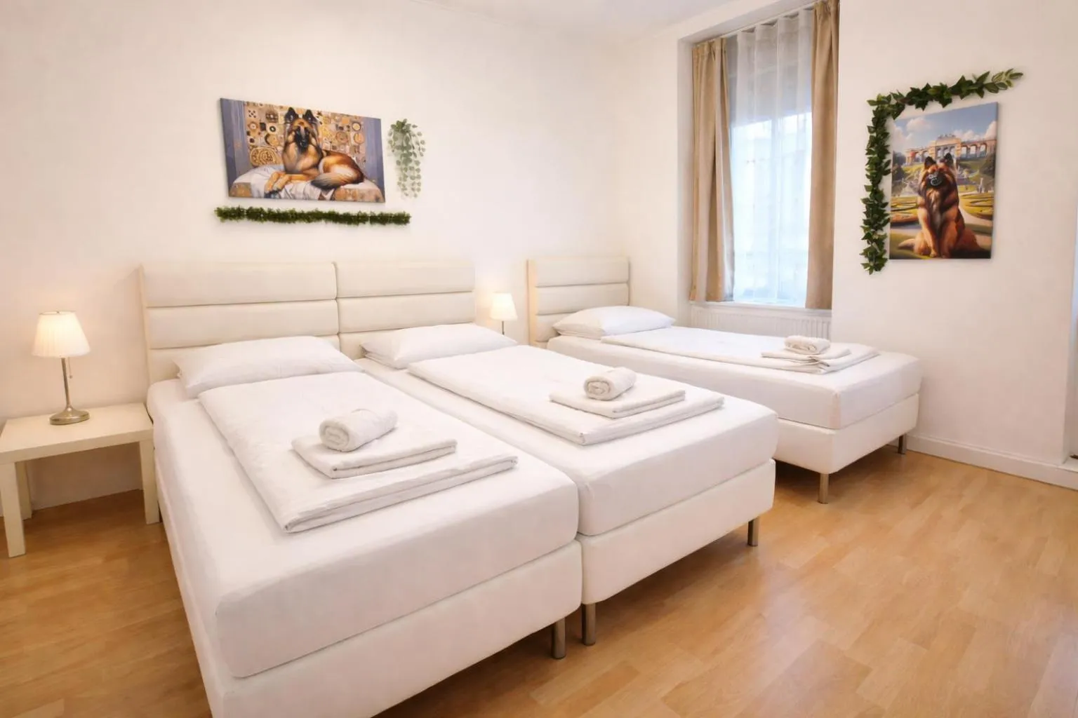 Bed in Old Vienna Apartments