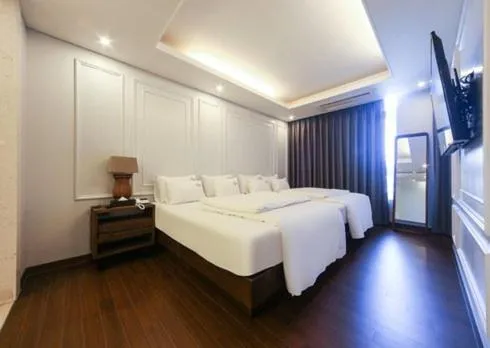 Bed in Yangsan Time Square Hotel