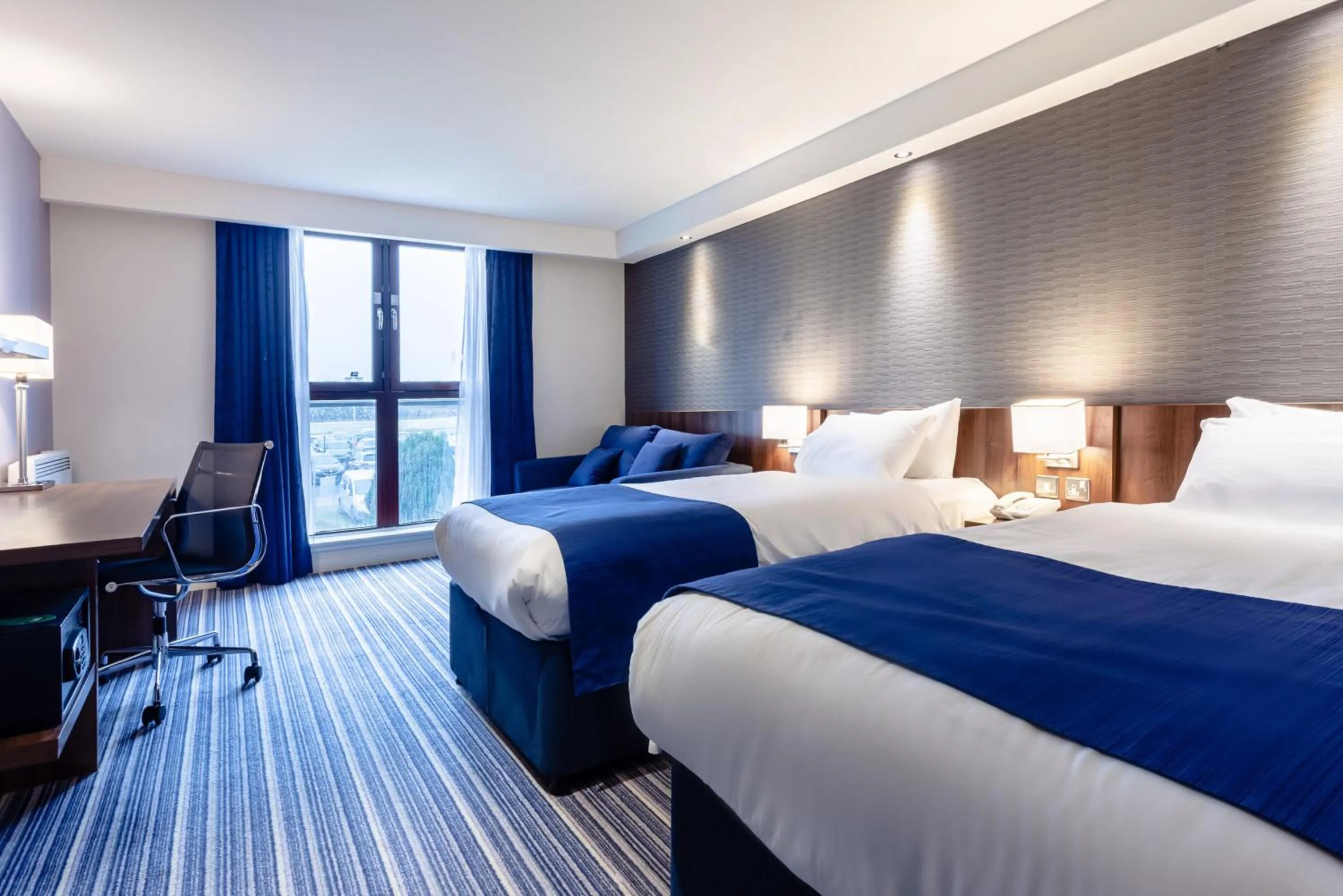 Bedroom, Bed in Holiday Inn Express Edinburgh Airport by IHG