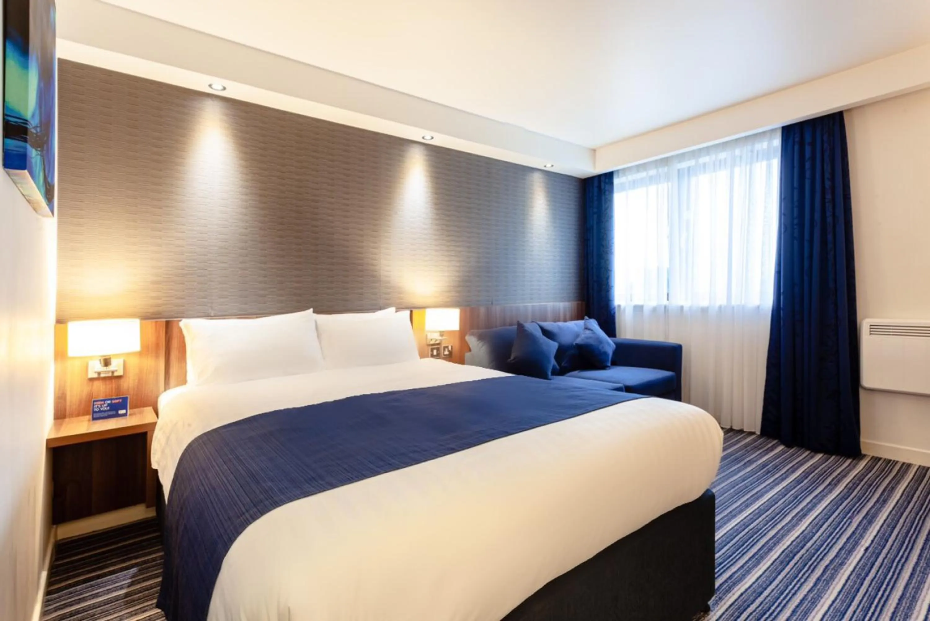 Bedroom, Bed in Holiday Inn Express Edinburgh Airport by IHG
