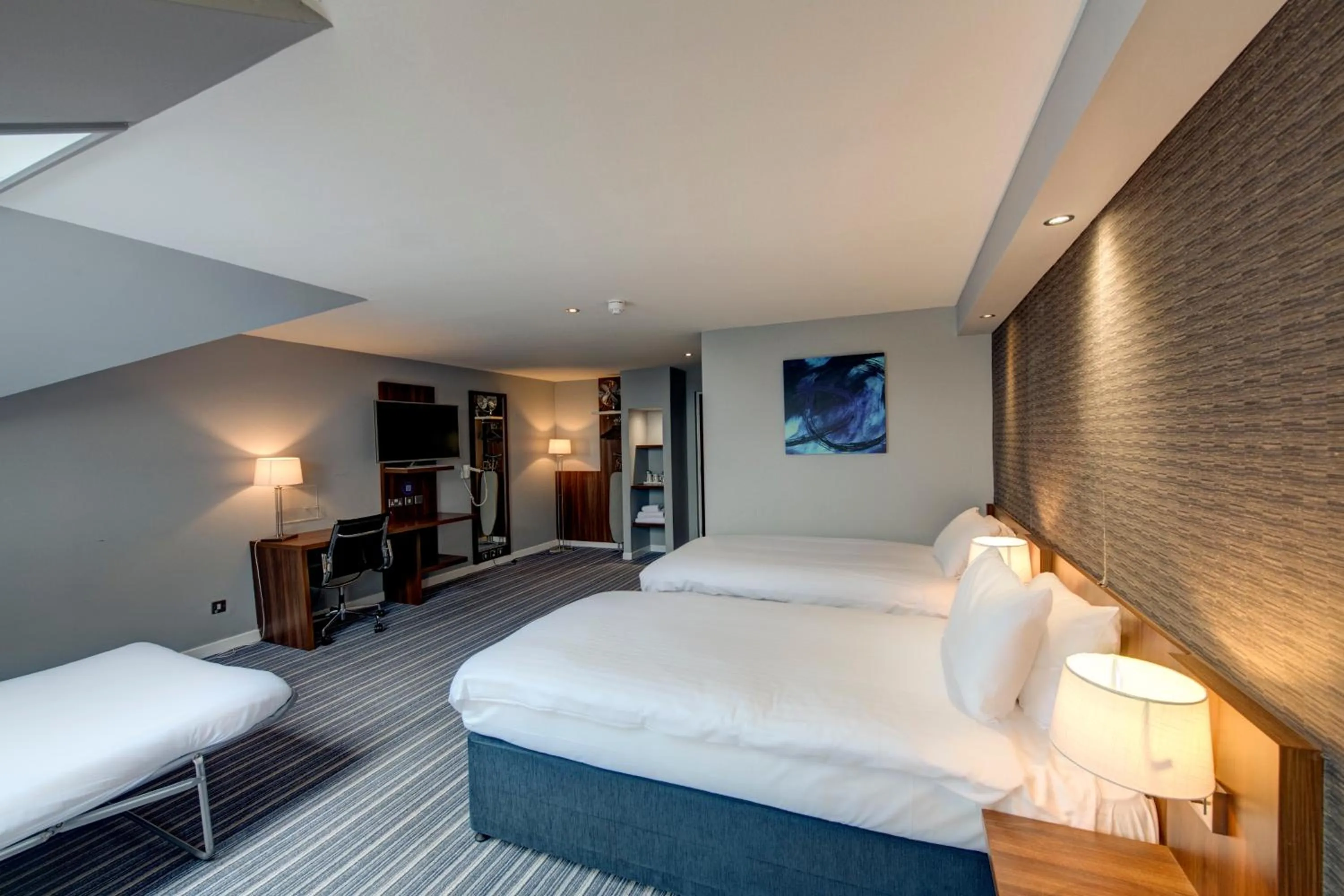 Bedroom, Bed in Holiday Inn Express Edinburgh Airport by IHG