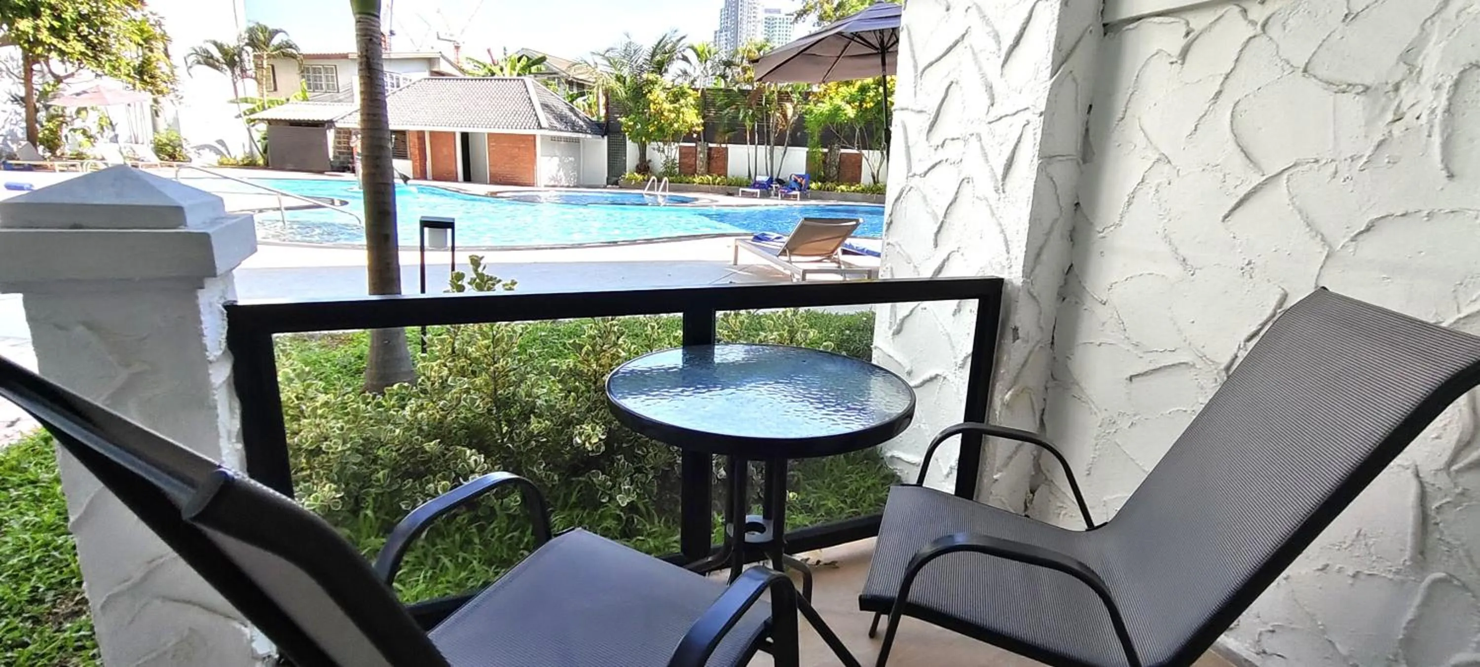 Patio in Pooh Beach Resort & Spa