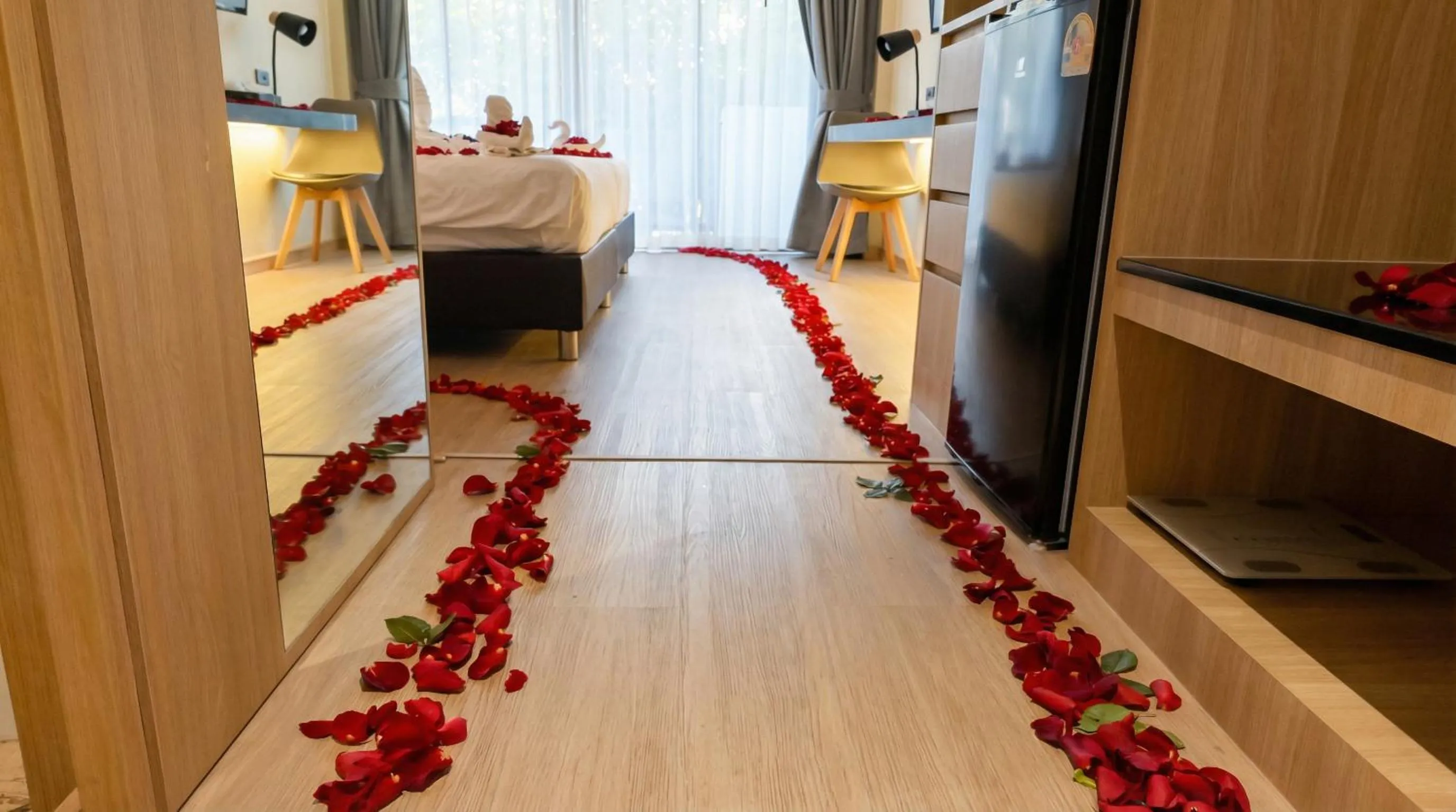 Bed in Pooh Beach Resort & Spa