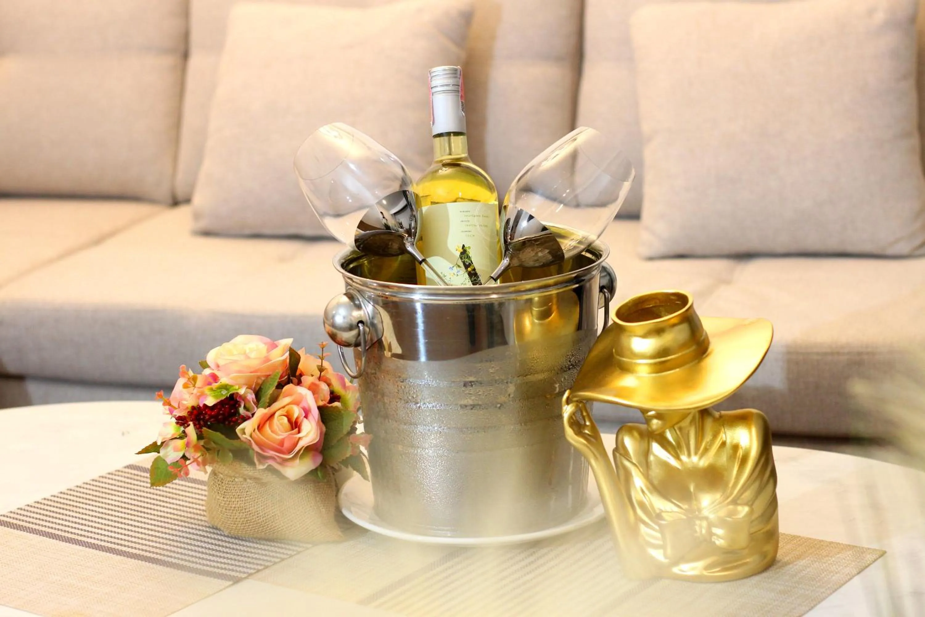 Living room in Pooh Beach Resort & Spa