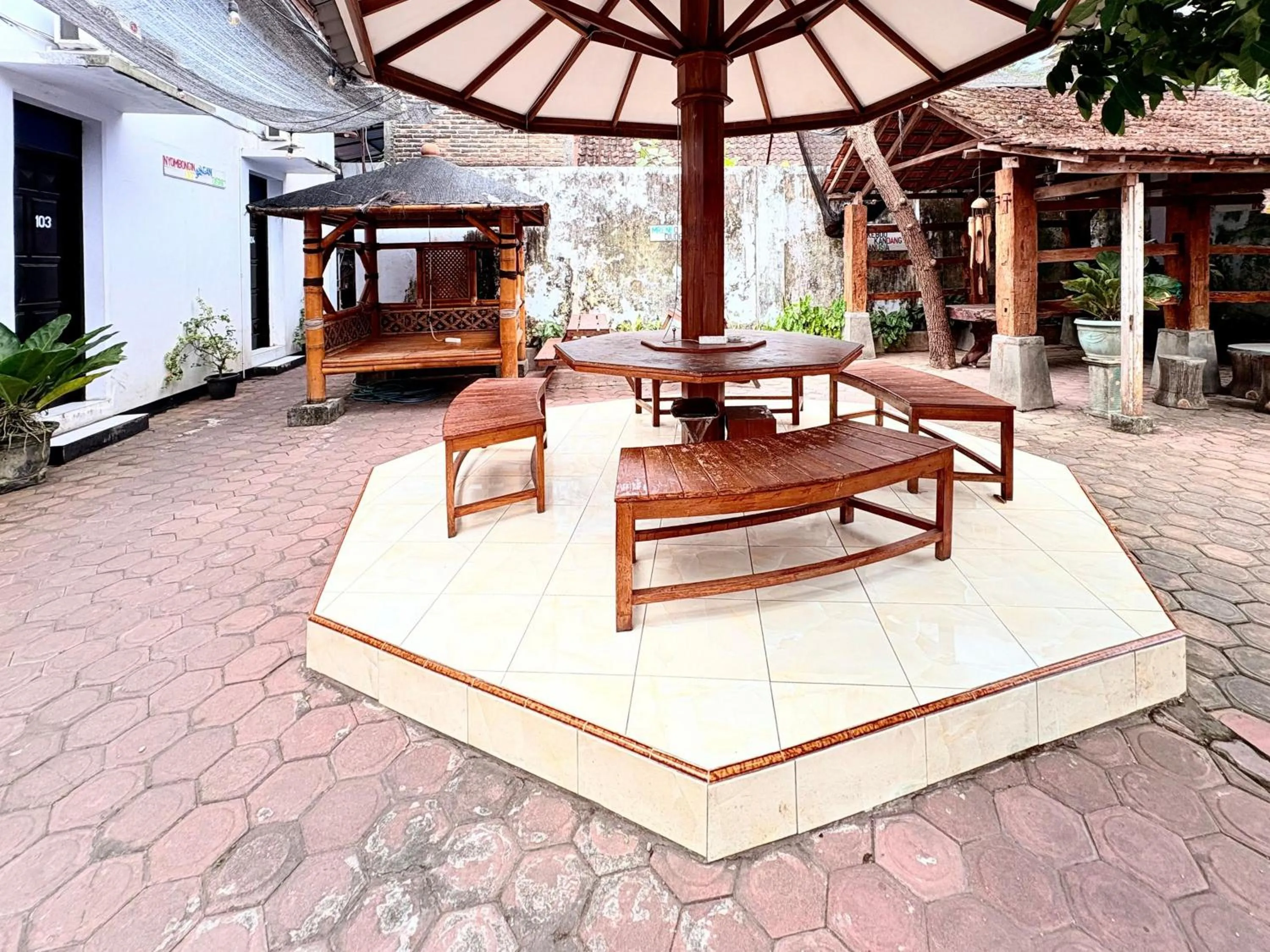 Seating area in Trisna Patihan Resort