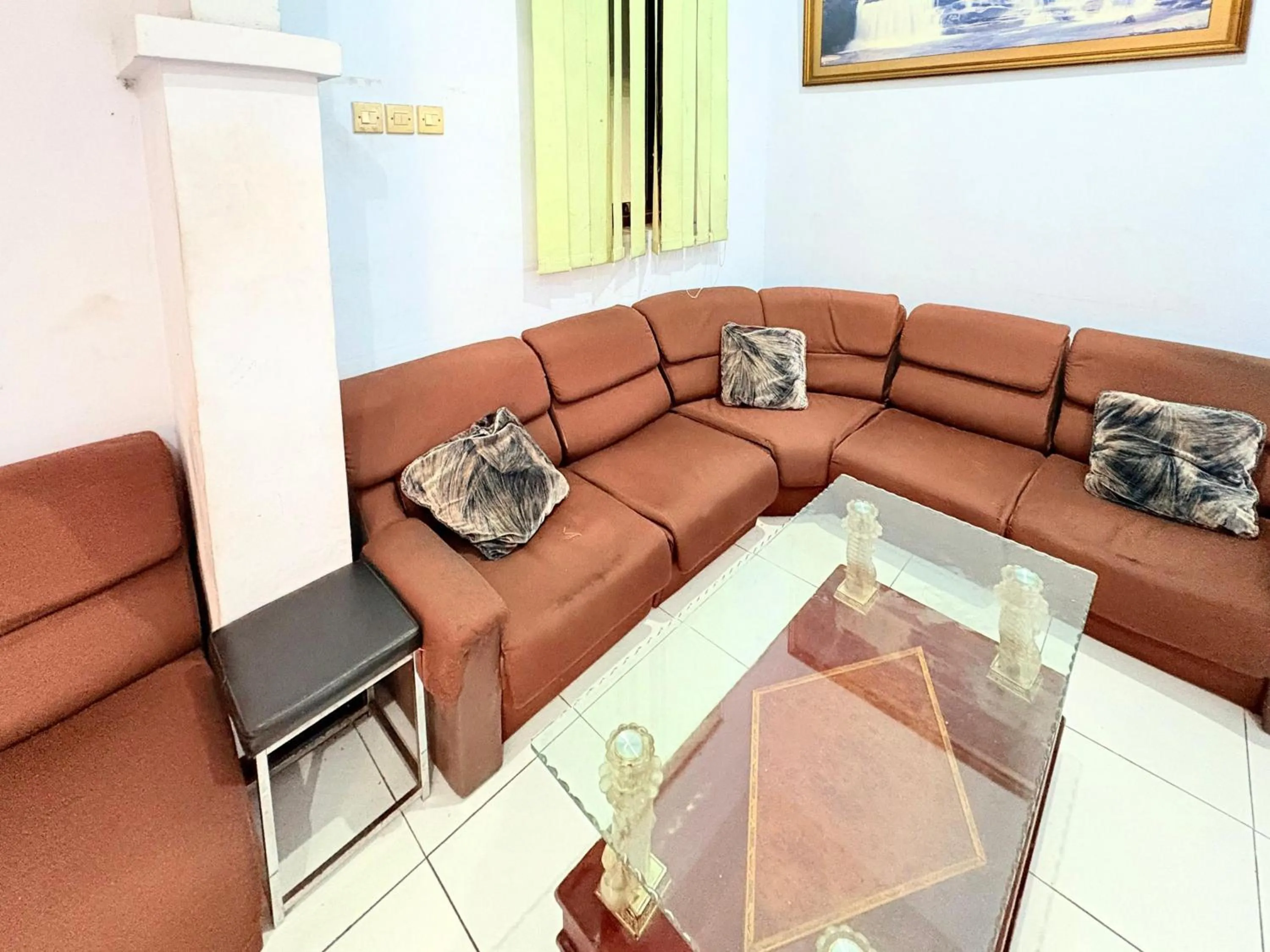 Seating area in Trisna Patihan Resort