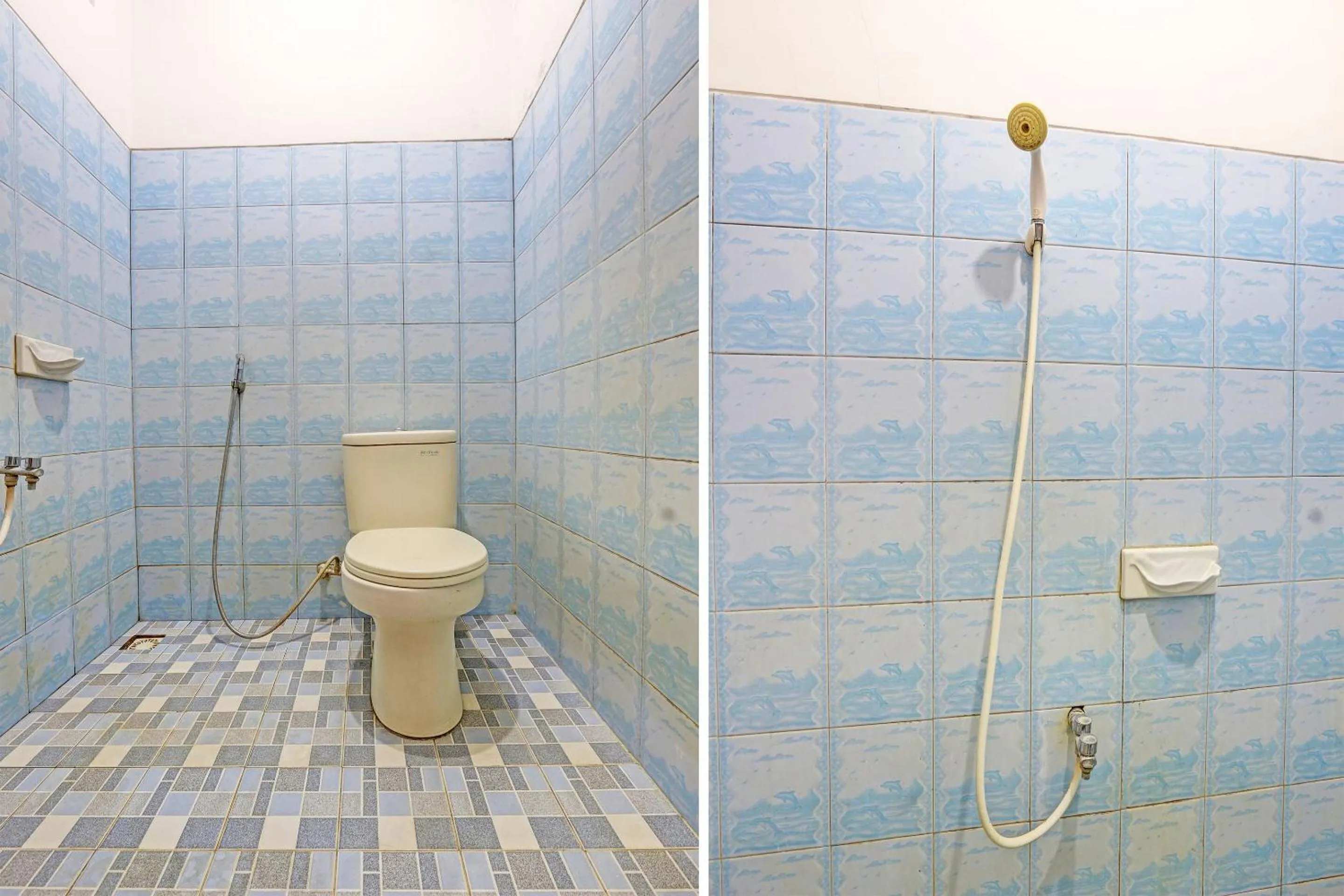 Bathroom in Hotel O Griya Lestari Pati 2